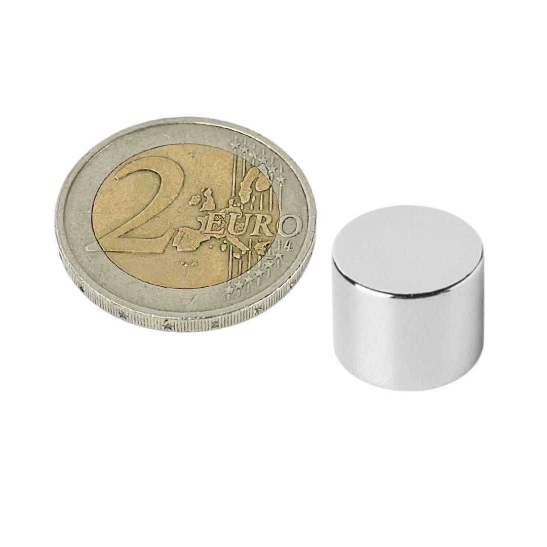 200 Stück Neodym Magnet 12mm x 8mm Supermagnete hohe Haftkraft Scheibenmagnet