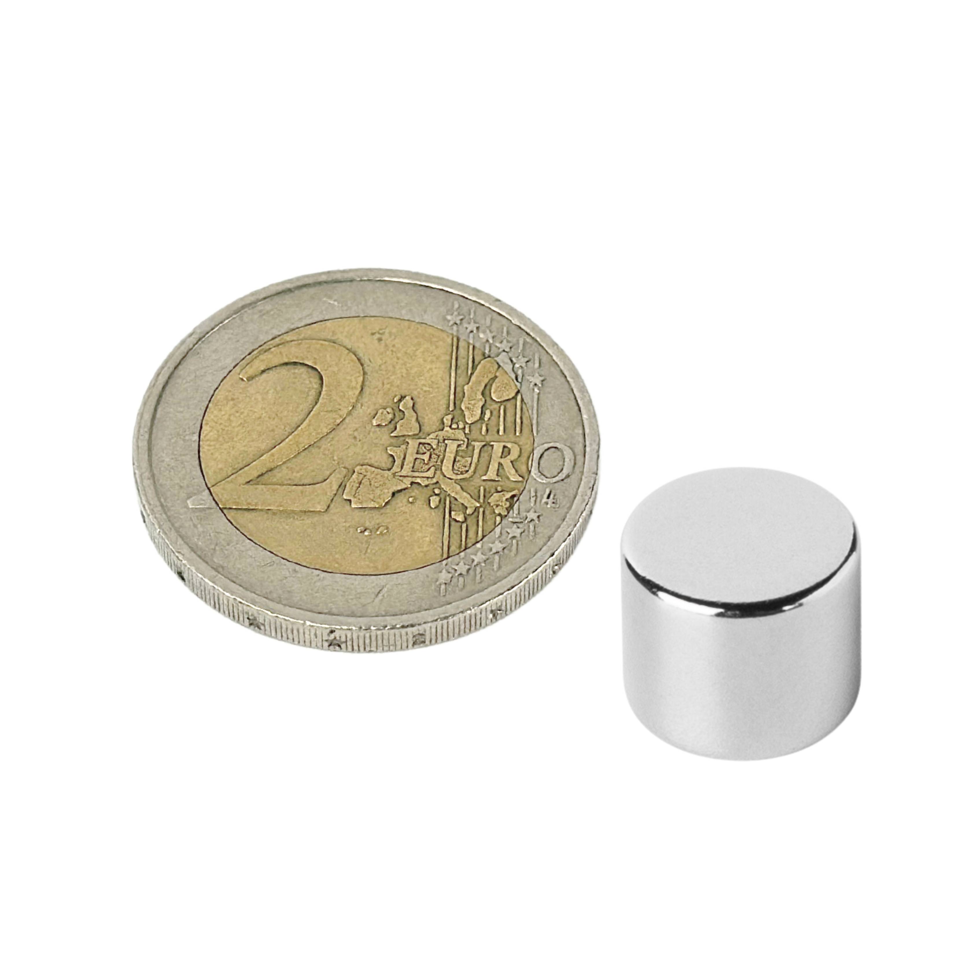 20 Stück Neodym Magnet 12mm x 10mm Supermagnete hohe Haftkraft Scheibenmagnet