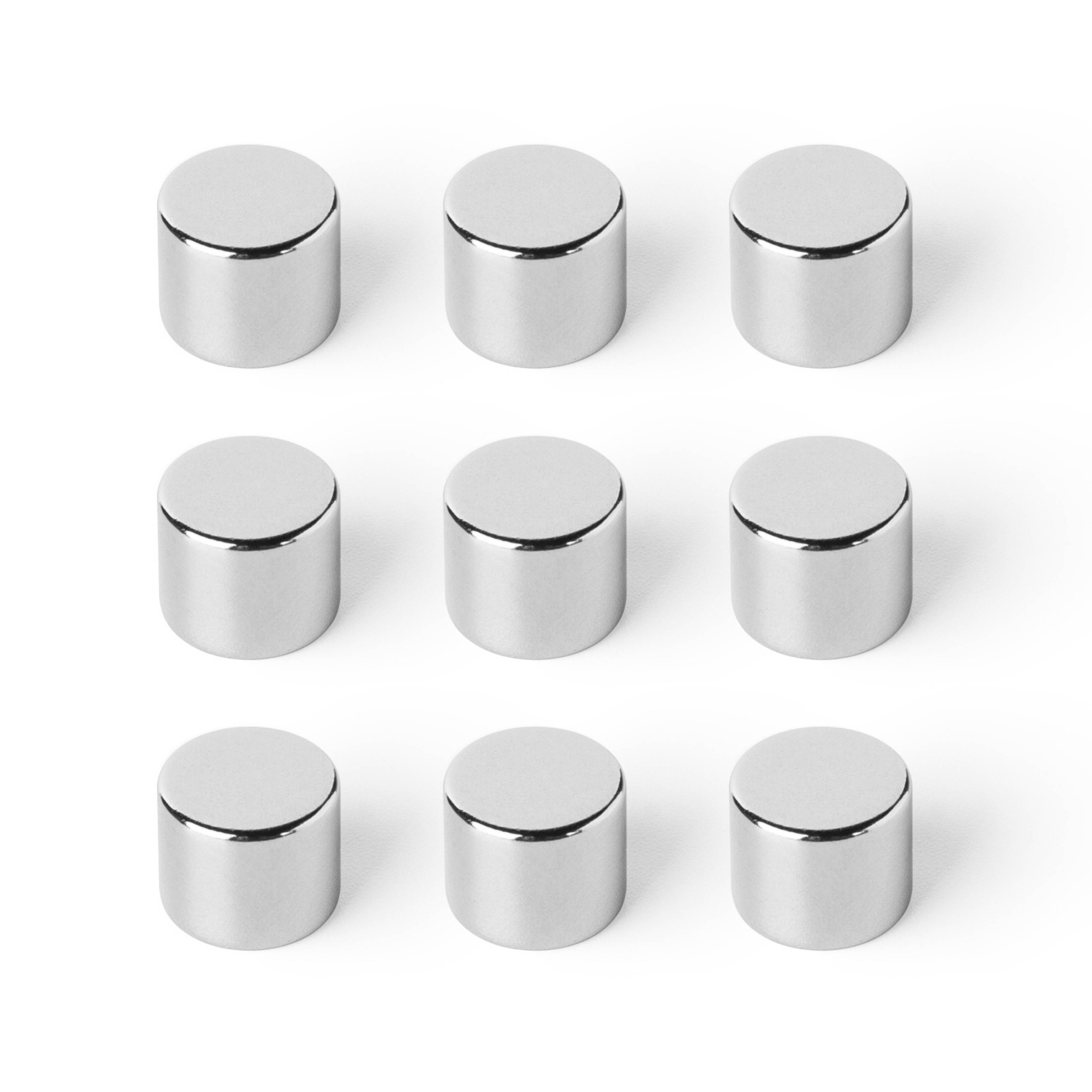 100 Stück Neodym Magnet 12mm x 10mm Supermagnete hohe Haftkraft Scheibenmagnet