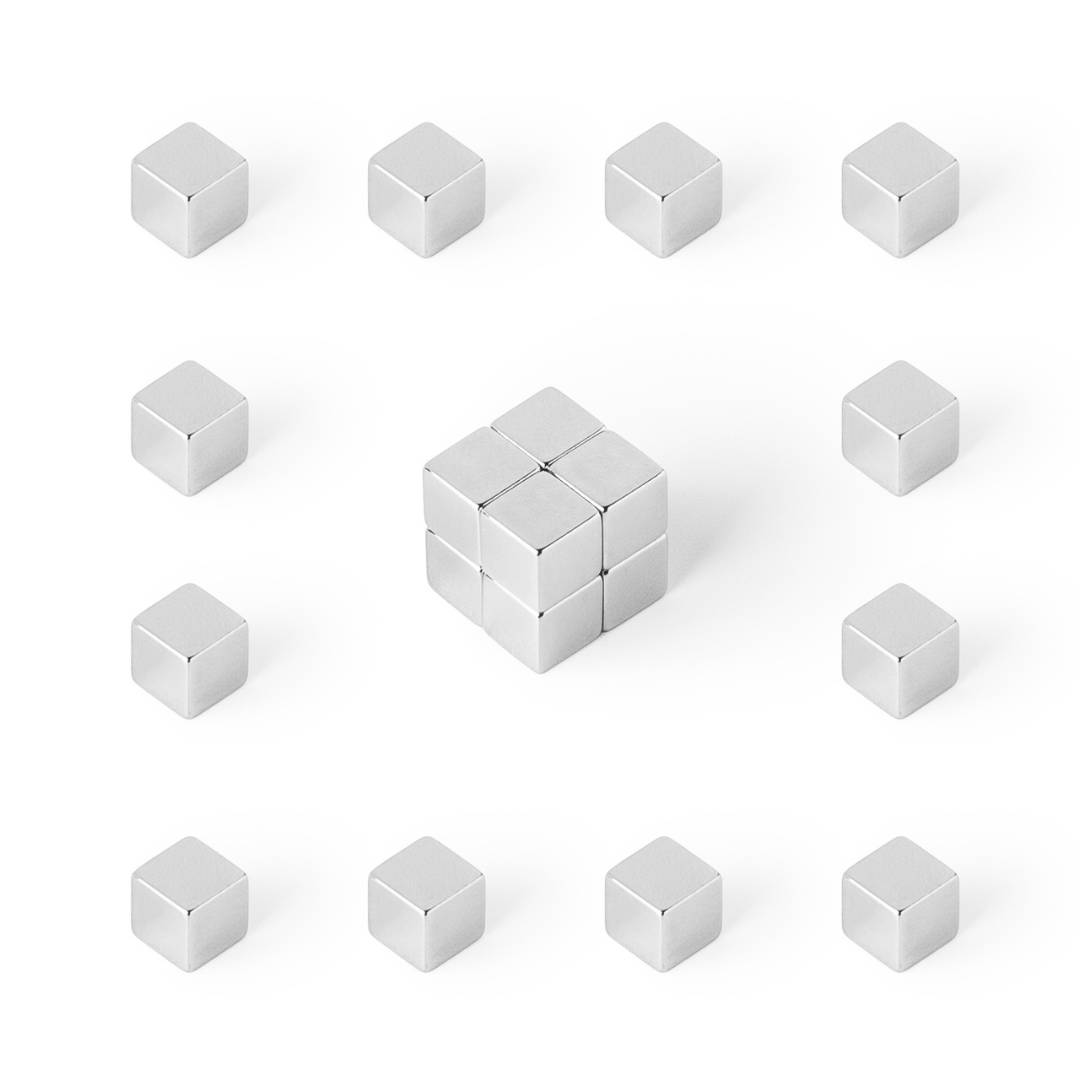 10 Stück Neodym Magnet 3x3x3 mm Supermagnete hohe Haftkraft Würfelmagnete