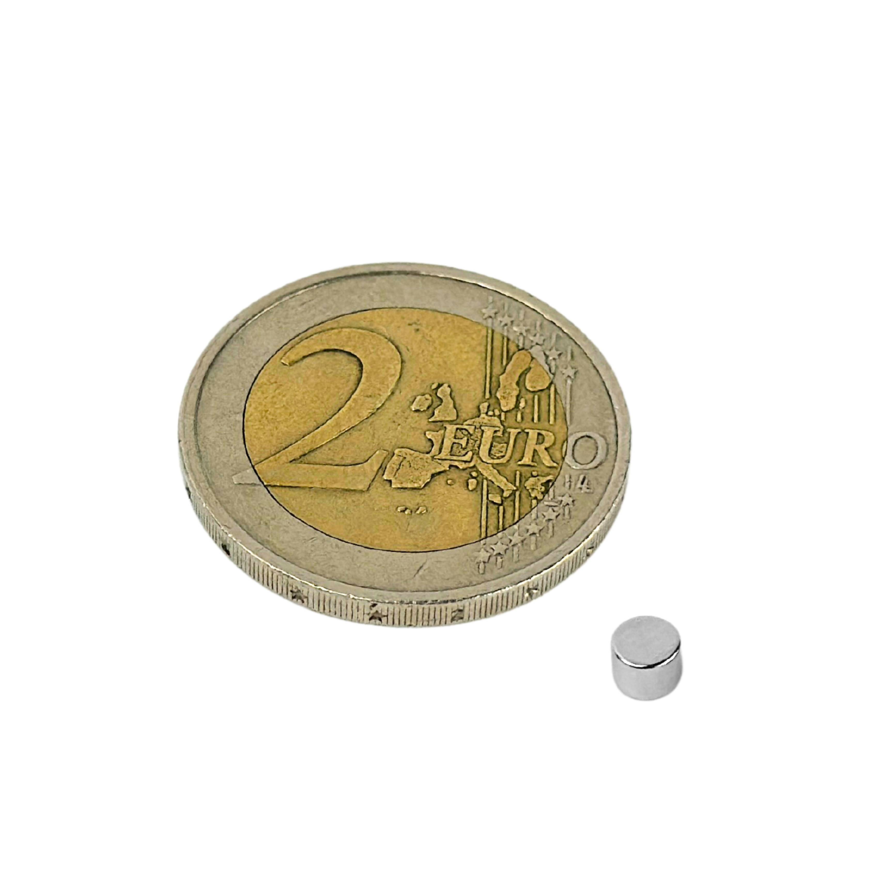 50 Stück Neodym Magnet 4mm x 3mm Supermagnete hohe Haftkraft Scheibenmagnet