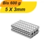 20 Stück Neodym Magnet 5mm x 3mm Supermagnete hohe Haftkraft Scheibenmagnet 20 Stück Neodym Magnet 5mm x 3mm Supermagnete hohe Haftkraft Scheibenmagnet