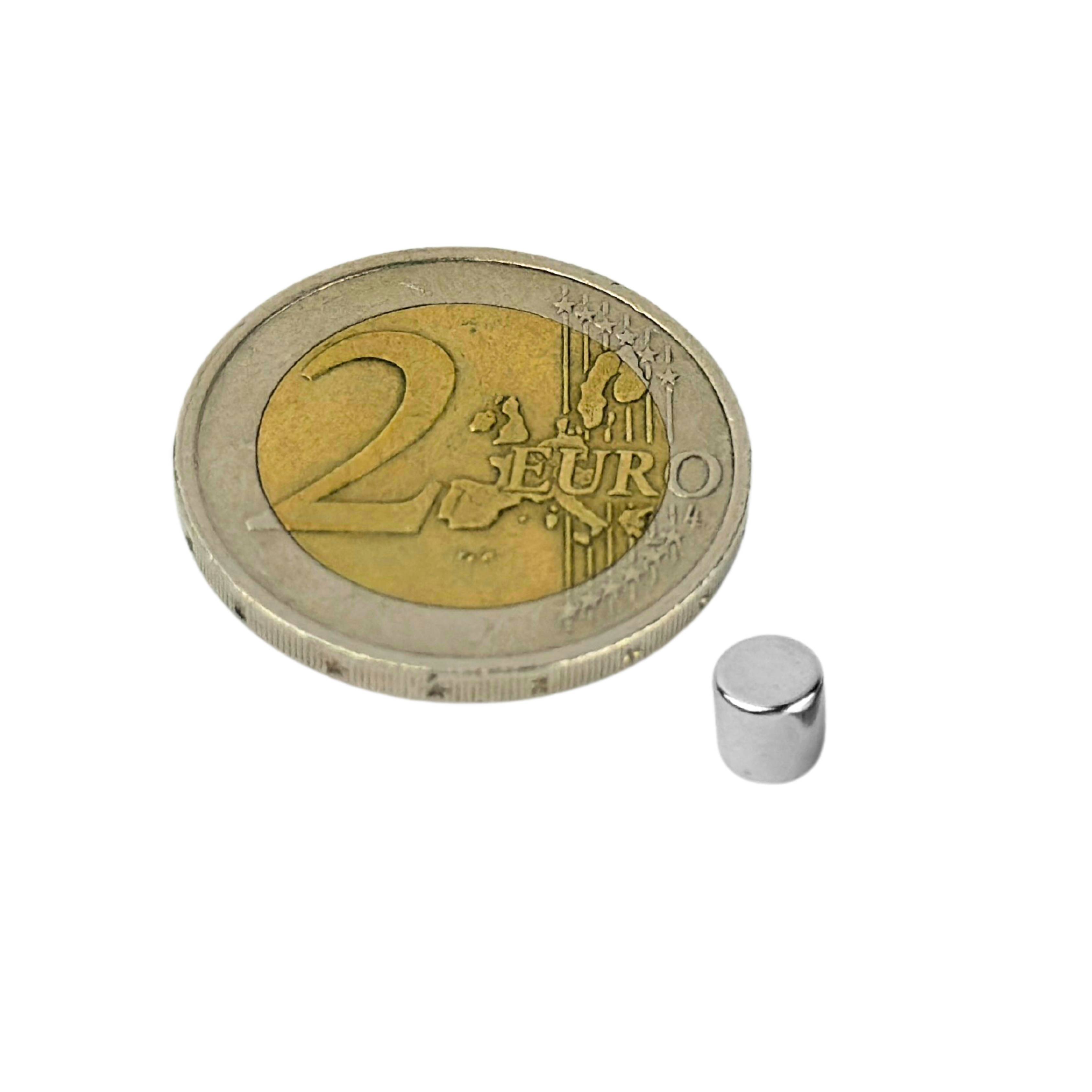 200 Stück Neodym Magnet 5mm x 5mm Supermagnete hohe Haftkraft Scheibenmagnet