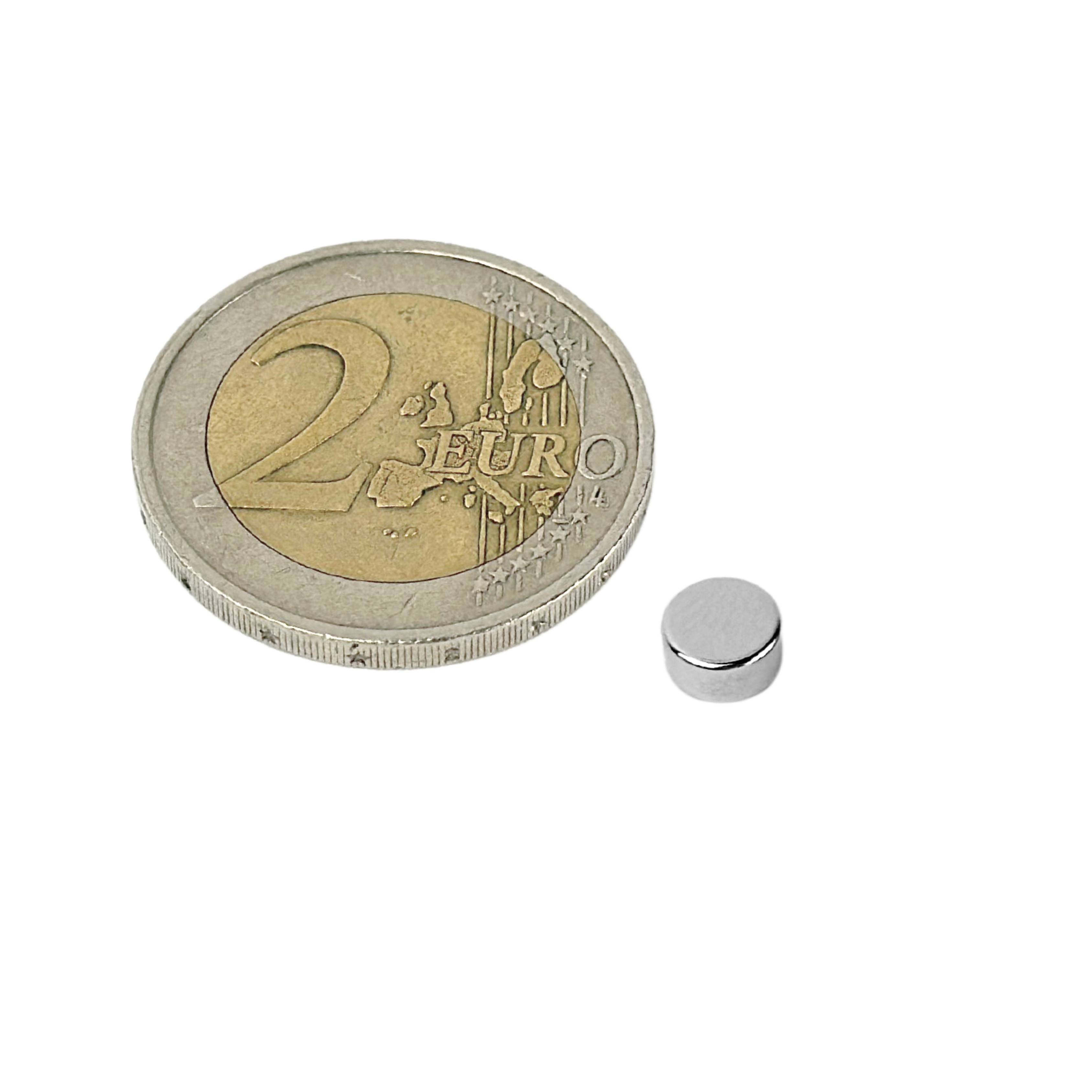 1000 Stück Neodym Magnet 6mm x 3mm Supermagnete hohe Haftkraft Scheibenmagnet