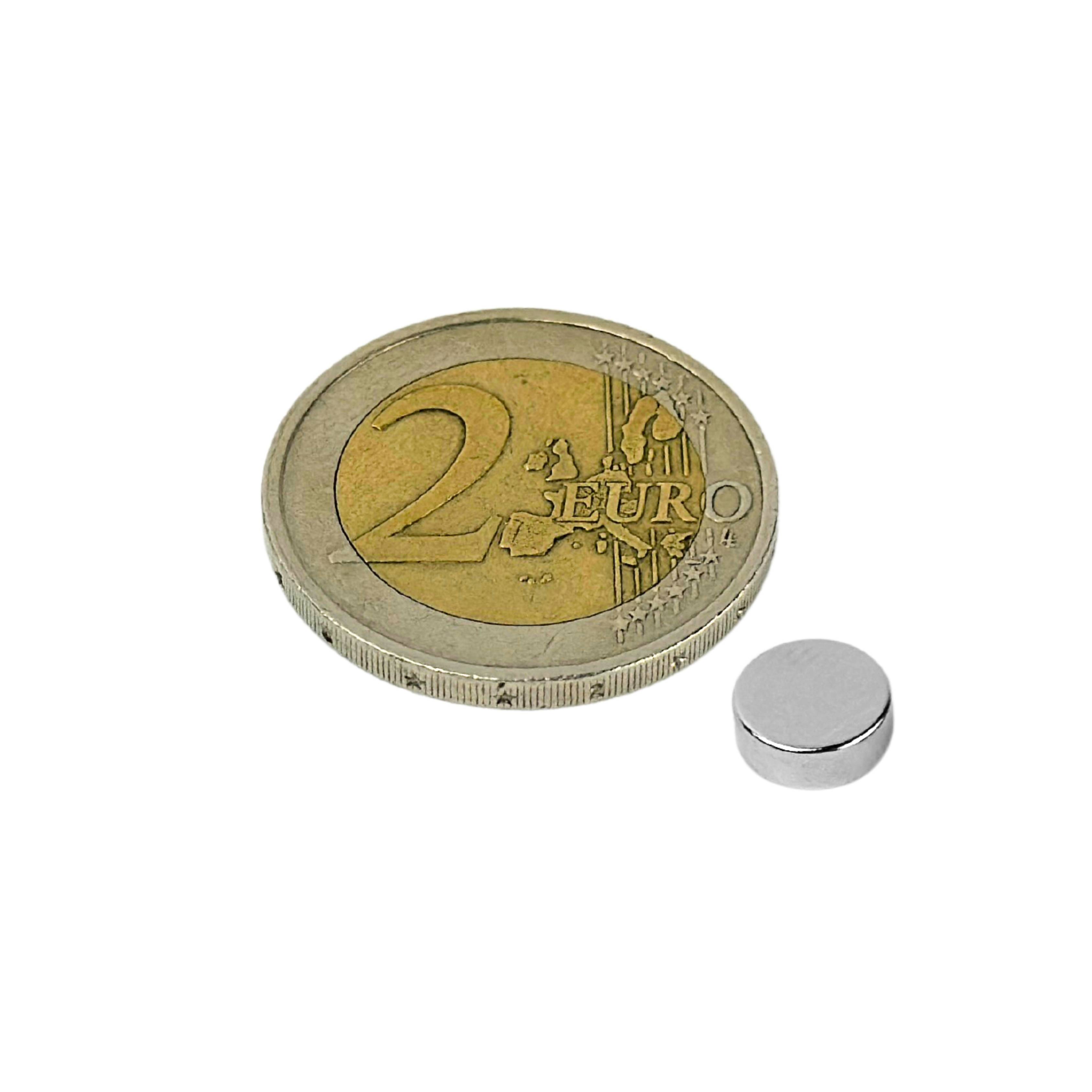 50 Stück Neodym Magnet 8mm x 4mm Supermagnete hohe Haftkraft Scheibenmagnet