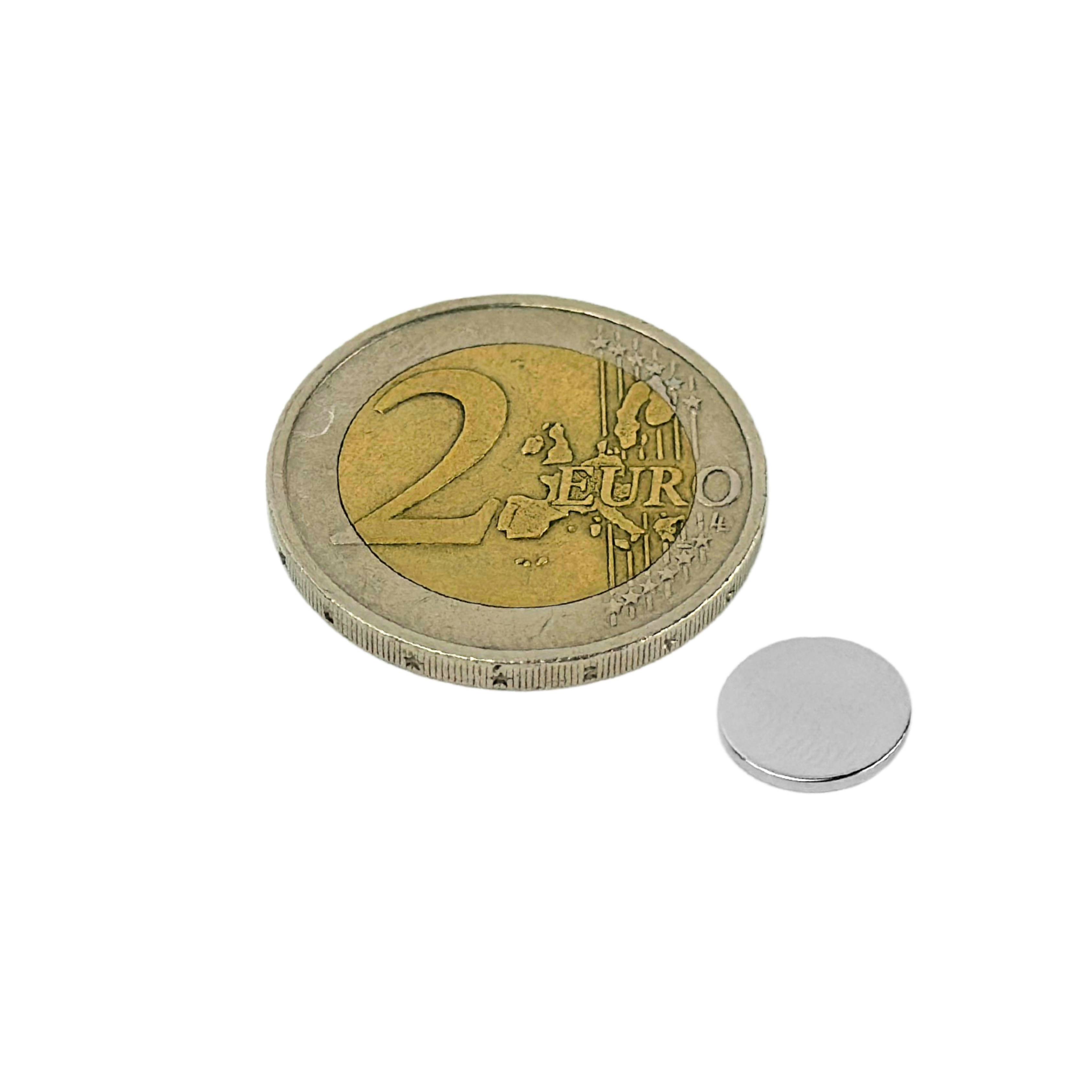 1 Stück Neodym Magnet 10mm x 1mm Supermagnete hohe Haftkraft Scheibenmagnet