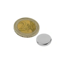 1 Stück Neodym Magnet 15mm x 3mm Supermagnete hohe Haftkraft Scheibenmagnet 1 Stück Neodym Magnet 15mm x 3mm Supermagnete hohe Haftkraft Scheibenmagnet