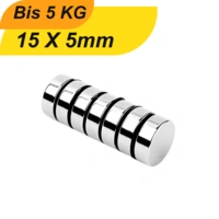 200 Stück Neodym Magnet 15mm x 5mm Supermagnete hohe Haftkraft Scheibenmagnet 200 Stück Neodym Magnet 15mm x 5mm Supermagnete hohe Haftkraft Scheibenmagnet
