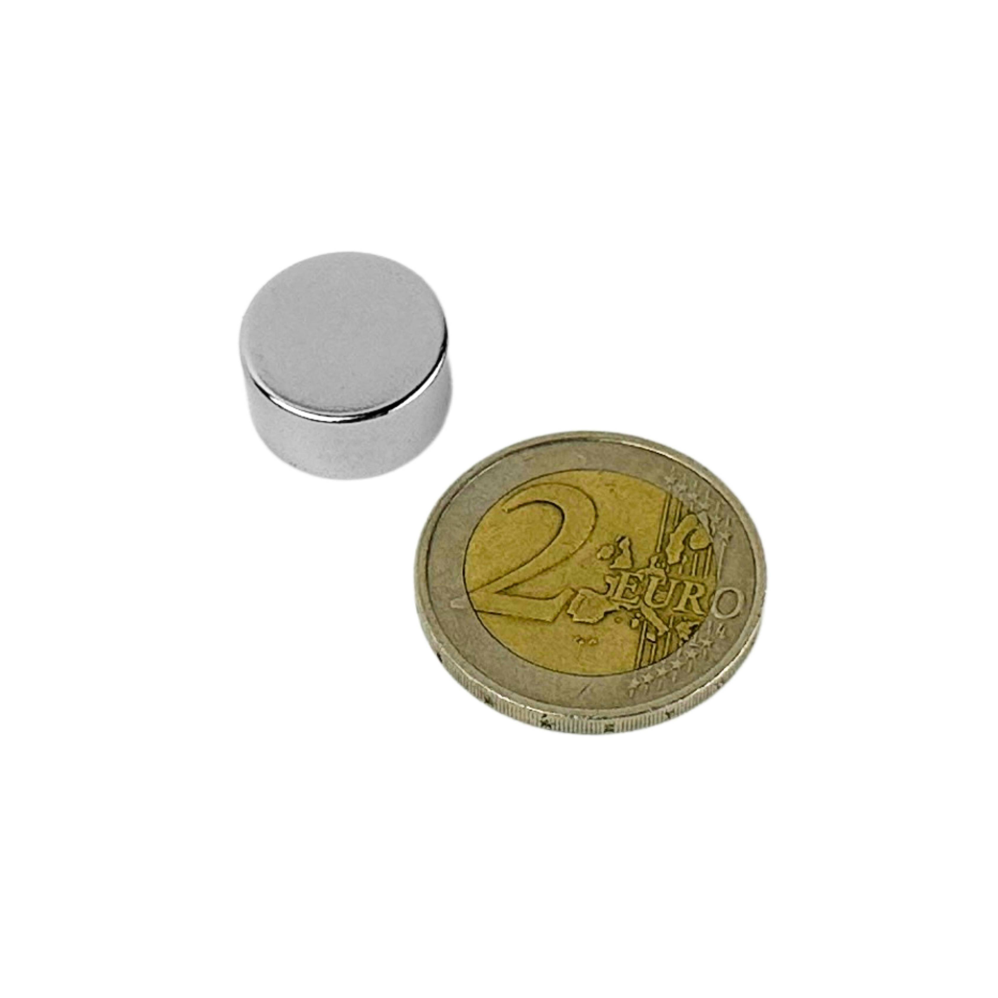 10 Stück Neodym Magnet 15mm x8mm Supermagnete hohe Haftkraft Scheibenmagnet