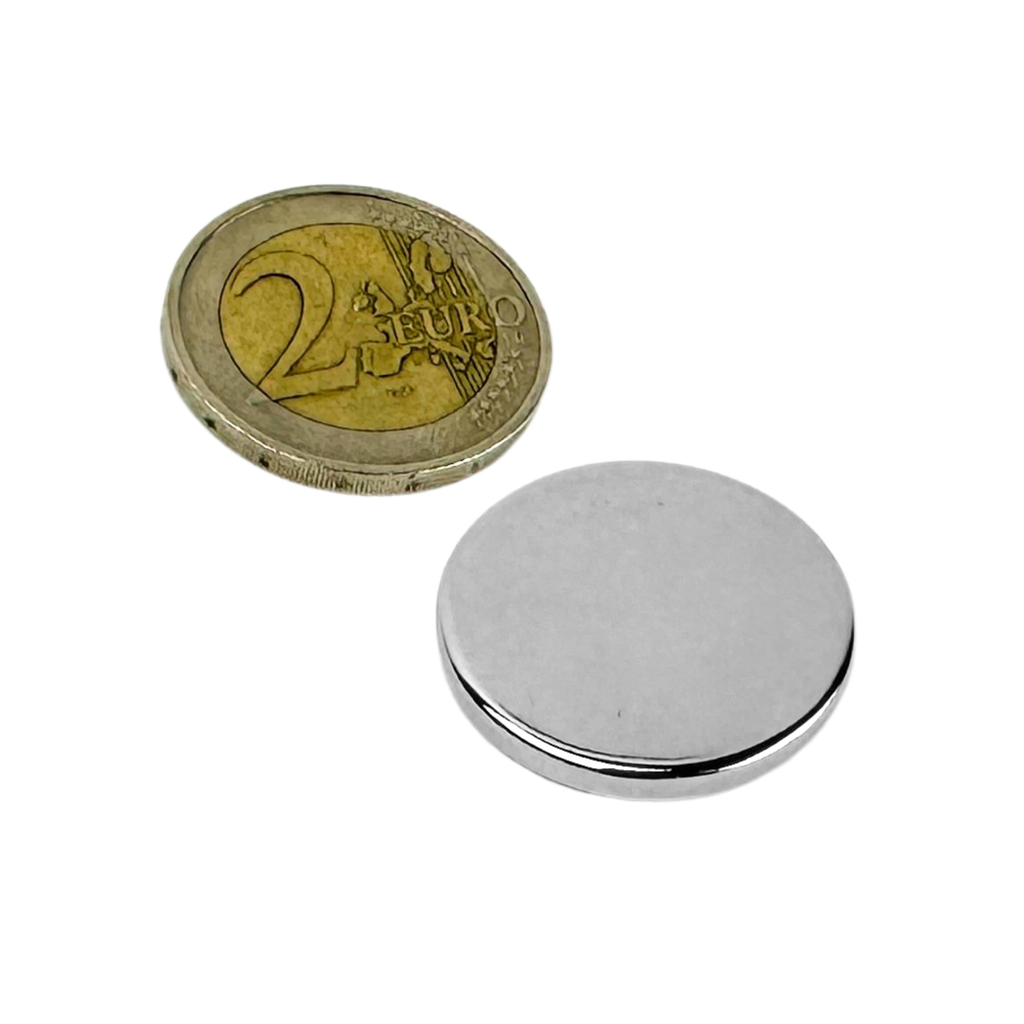 20 Stück Neodym Magnet 25mm x 3mm Supermagnete hohe Haftkraft Scheibenmagnet