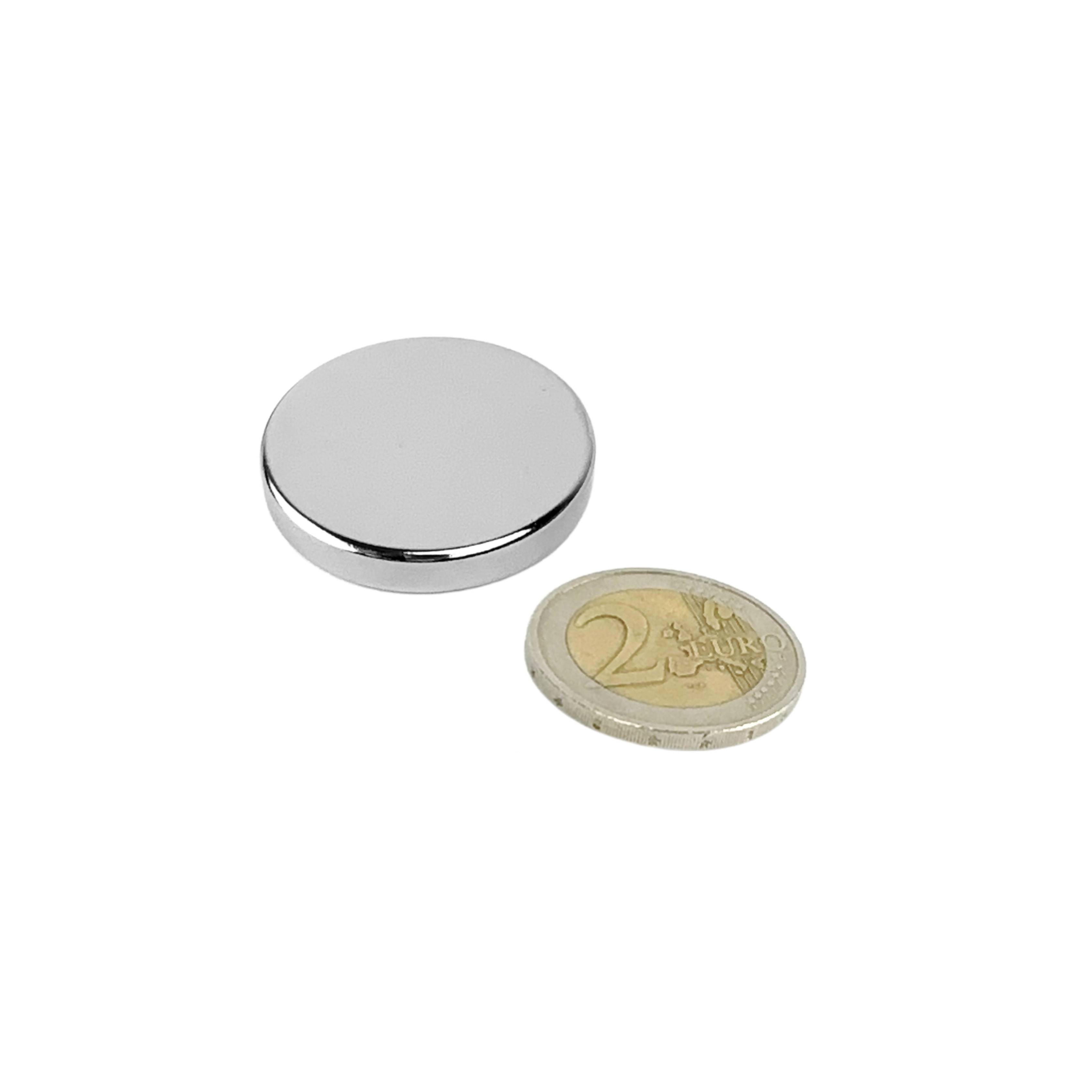 20 Stück Neodym Magnet 30mm x 5mm Supermagnete hohe Haftkraft Scheibenmagnet