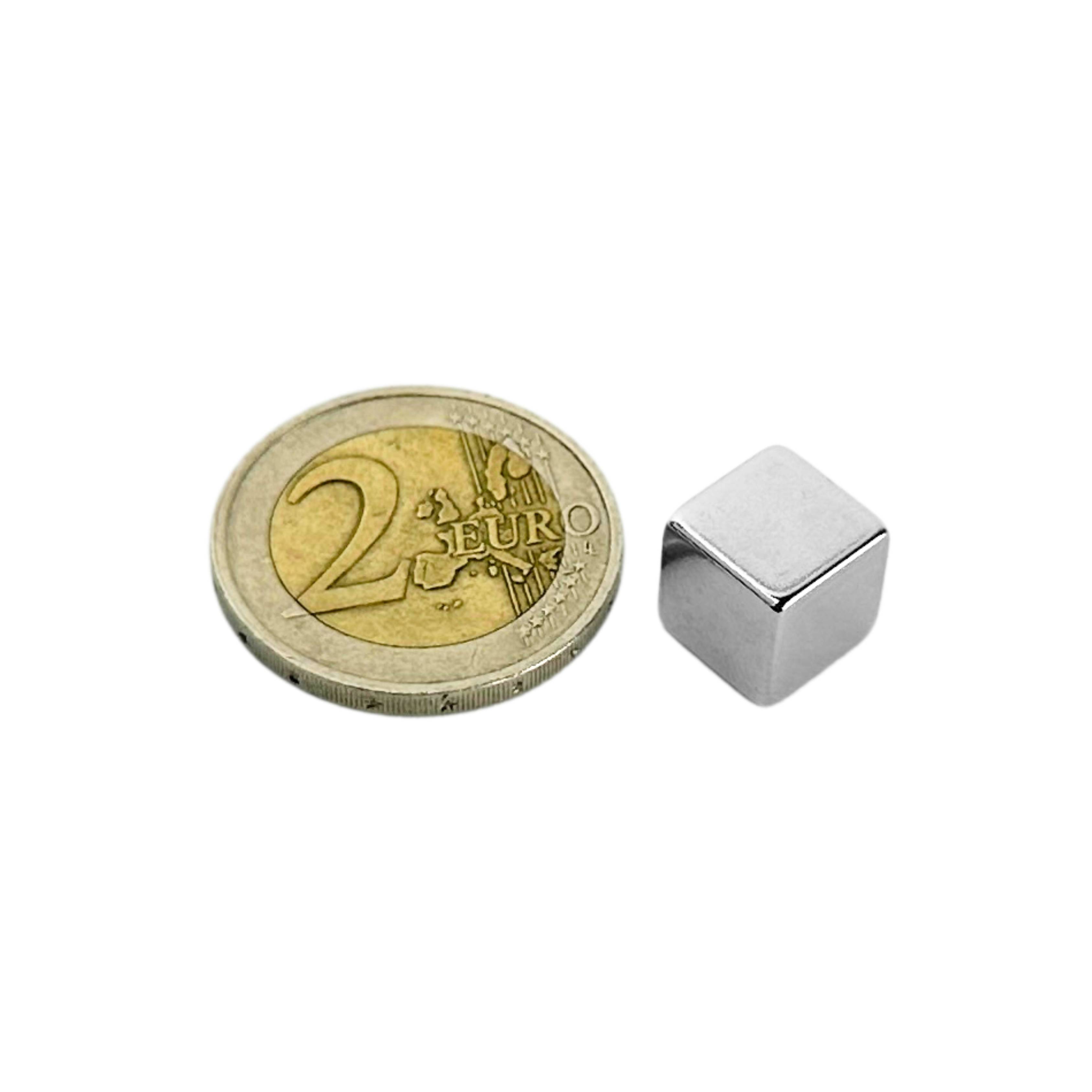 200 Stück Neodym Magnet 10mm x 10mm x 10mm Supermagnete hohe Haftkraft Würfelmagnete