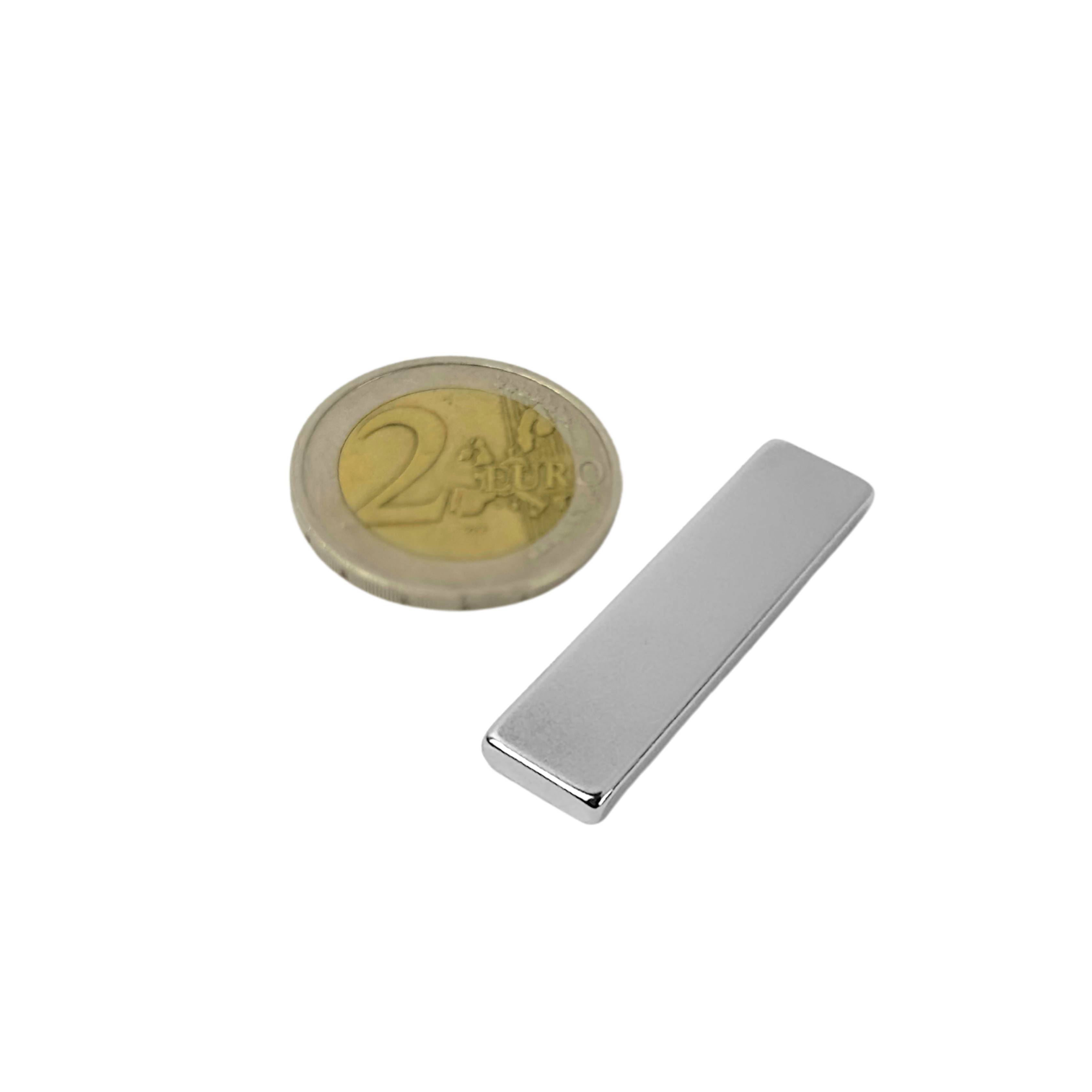 3 Stück Neodym Magnet 40mm x 10mm x 3mm Supermagnete hohe Haftkraft Quadermagnete