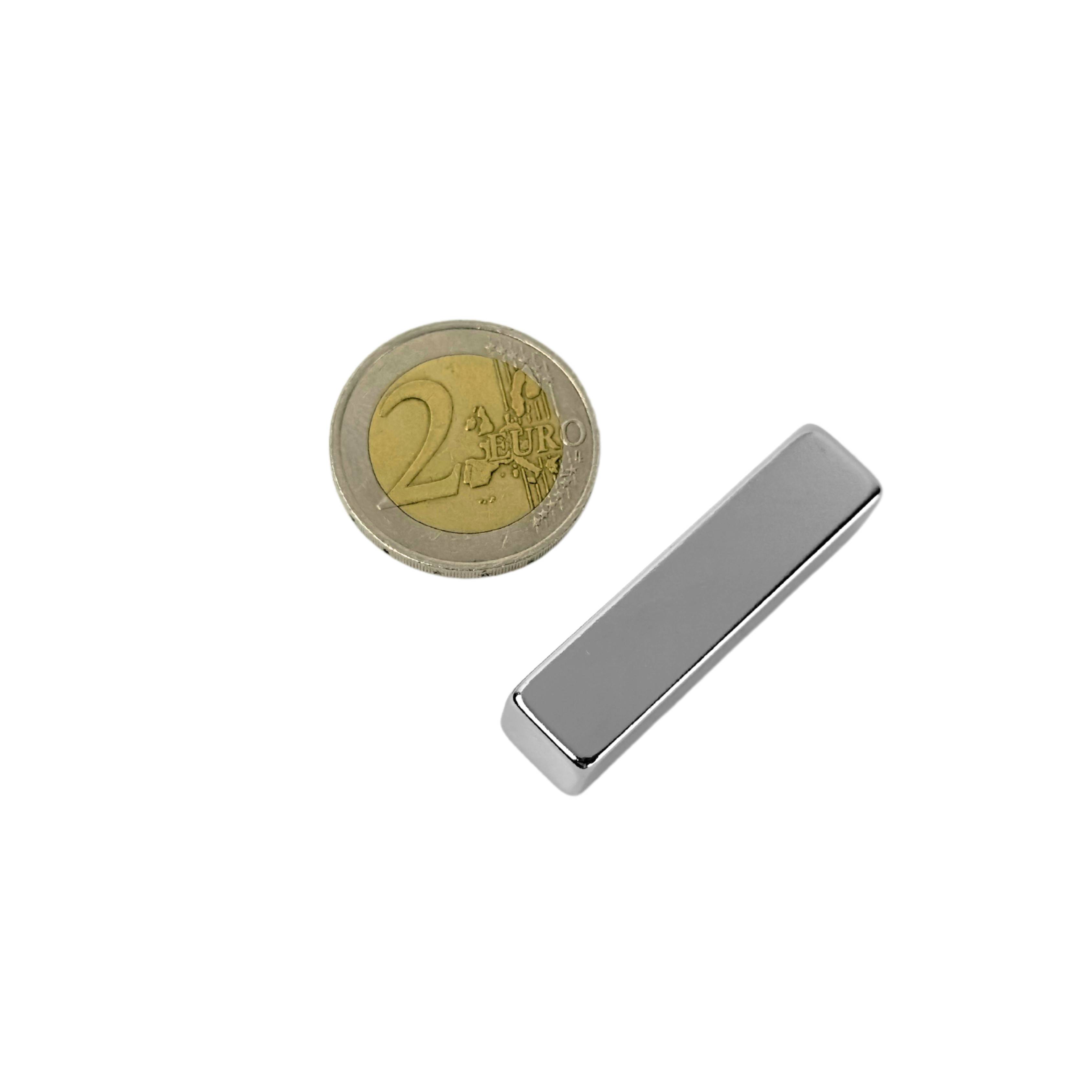 50 Stück Neodym Magnet 40mm x 10mm x 10mm Supermagnete hohe Haftkraft Quadermagnete