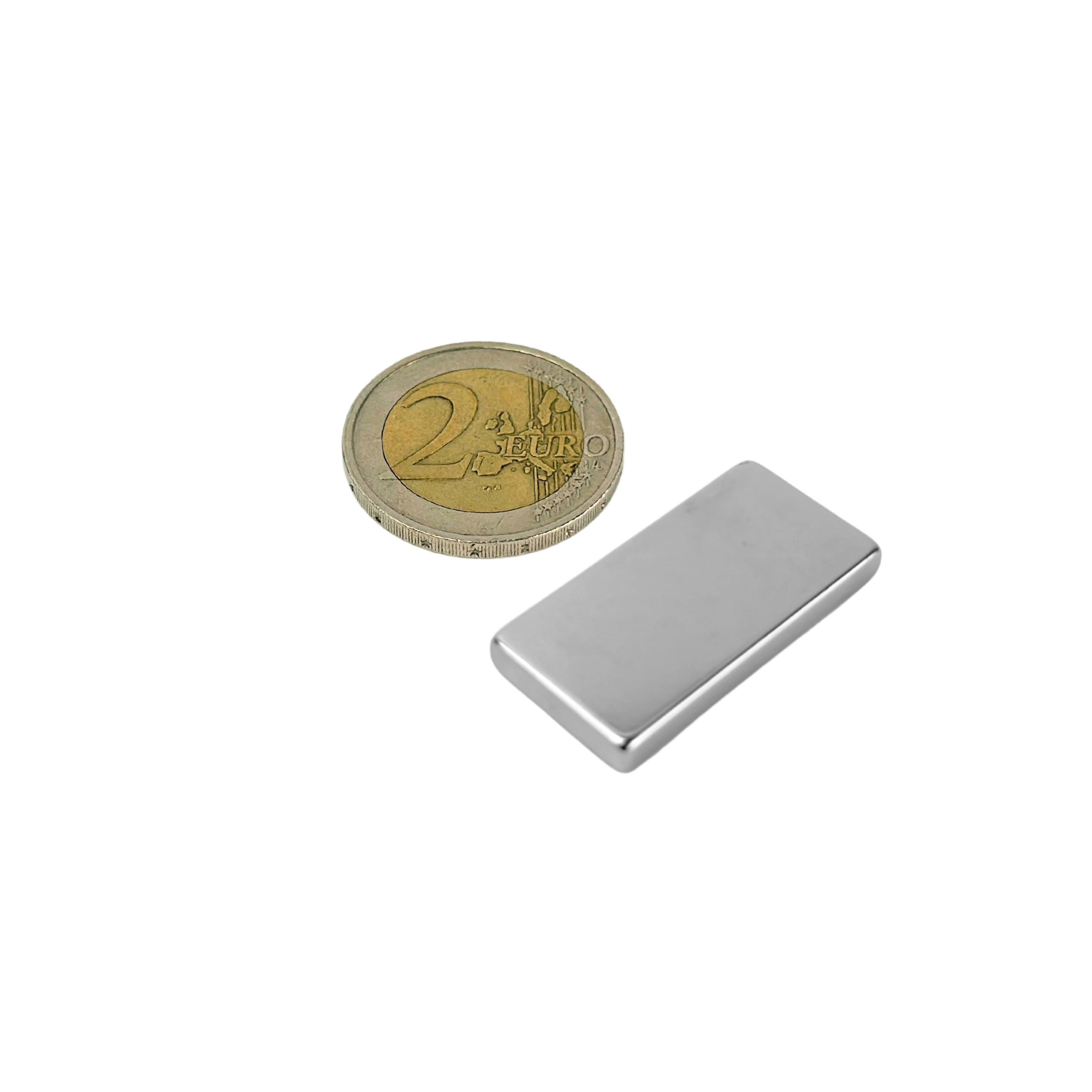 1 Stück Neodym Magnet 40mm x 18mm x 10mm Supermagnete hohe Haftkraft Quadermagnete