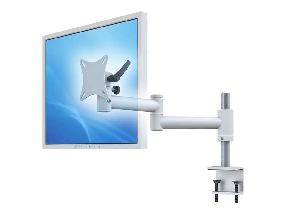 TFT-Vario Monitorhalter für 1 Bildschirm mit Tisch-Klemme - 17"-24"