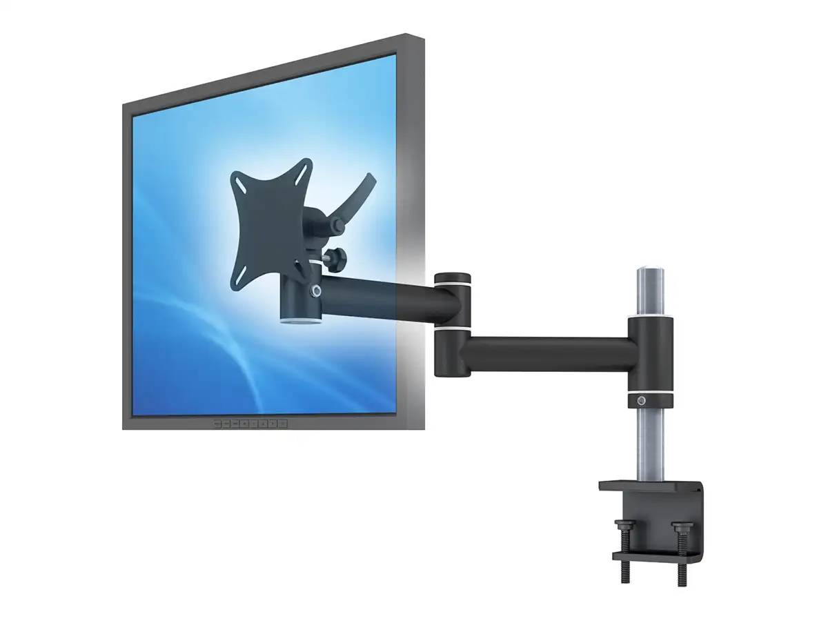 TFT-Vario Monitorhalter für 1 Bildschirm mit Tisch-Klemme - 17"-24"