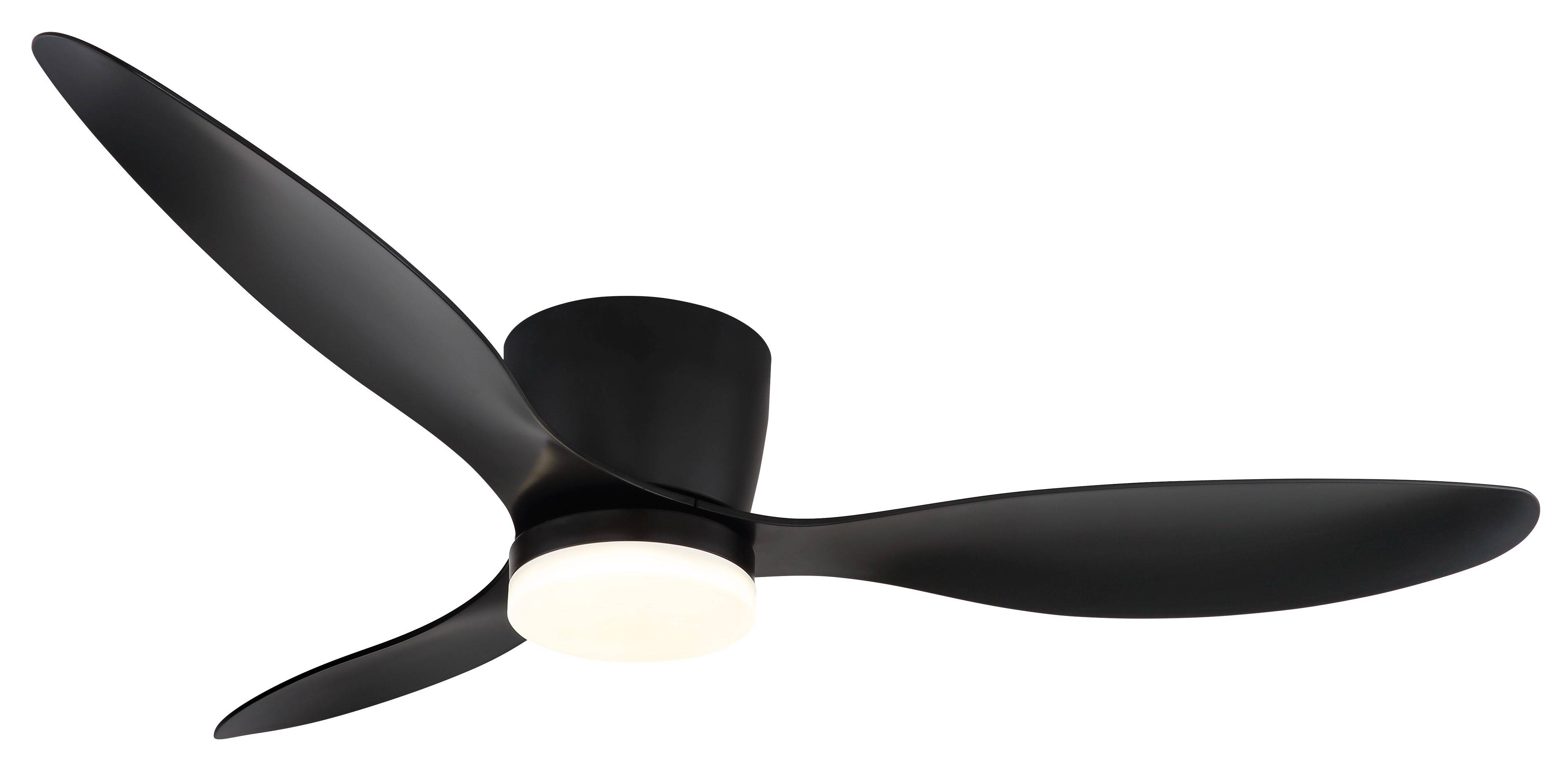 DC Deckenventilator Armando Schwarz mit LED