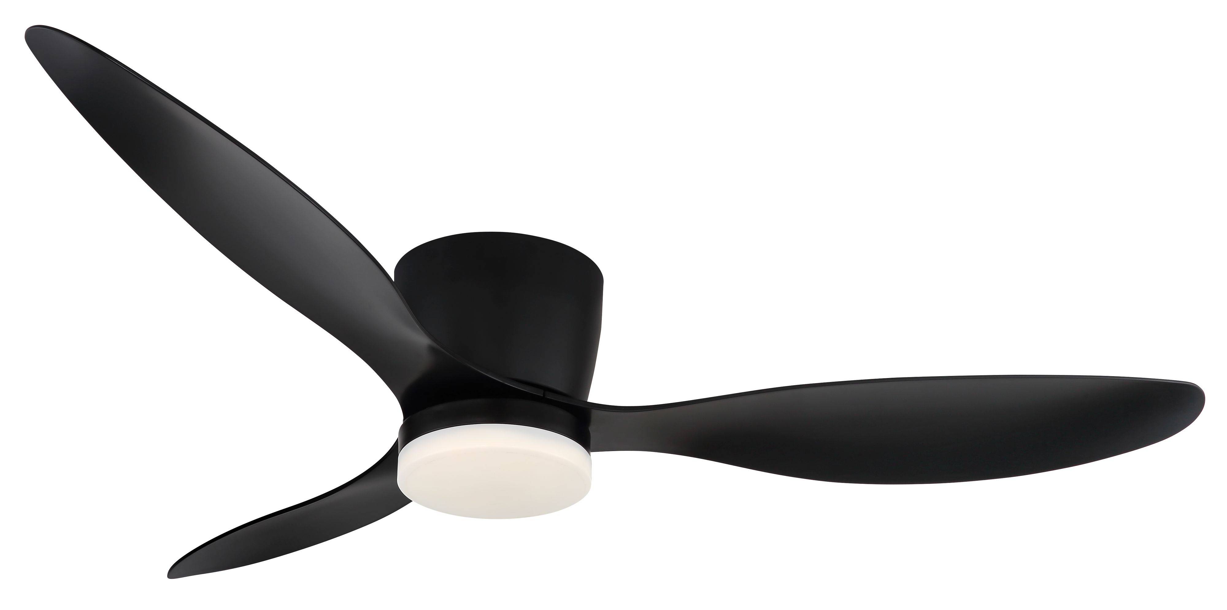 DC Deckenventilator Armando Schwarz mit LED