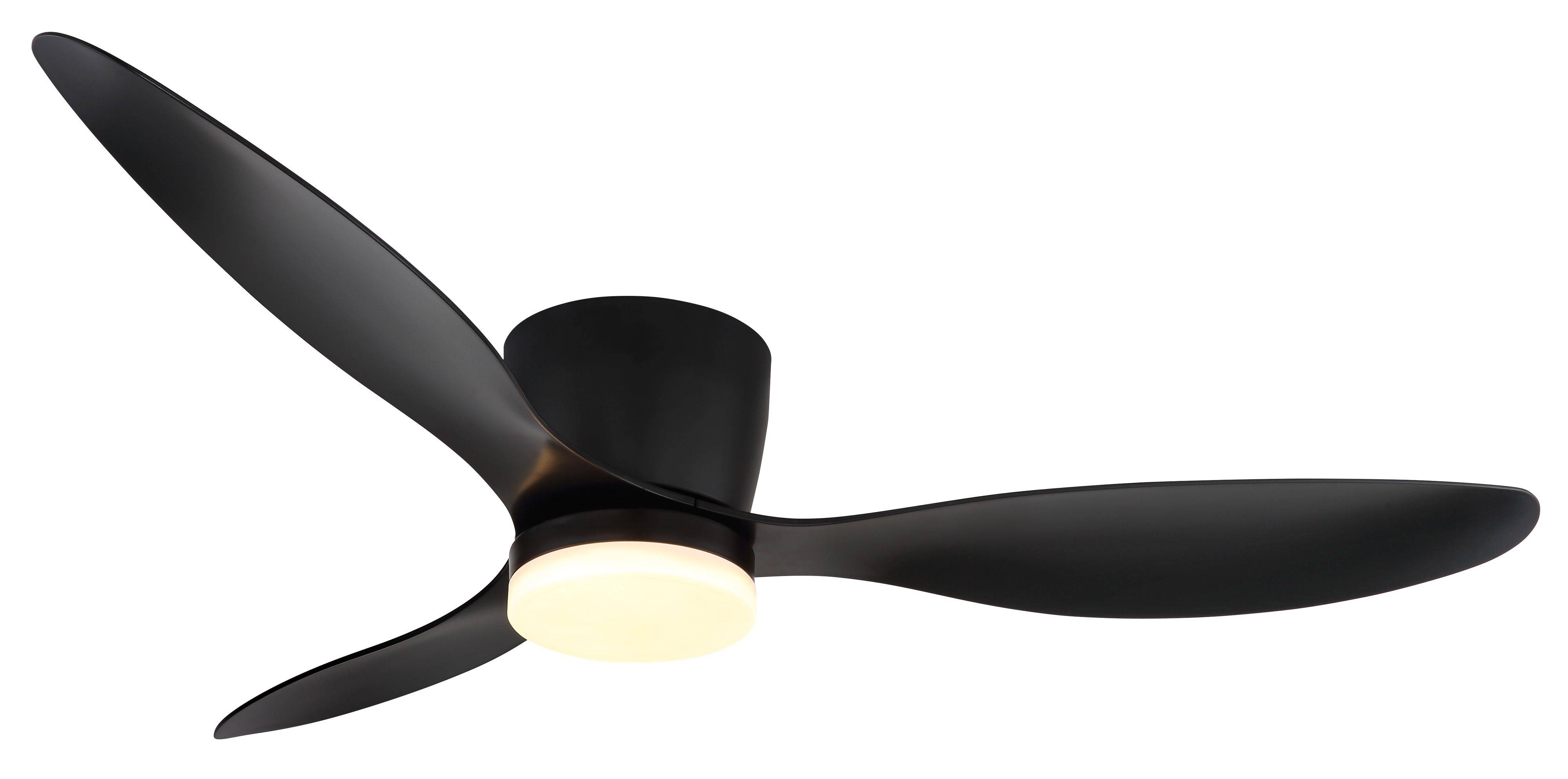 DC Deckenventilator Armando Schwarz mit LED