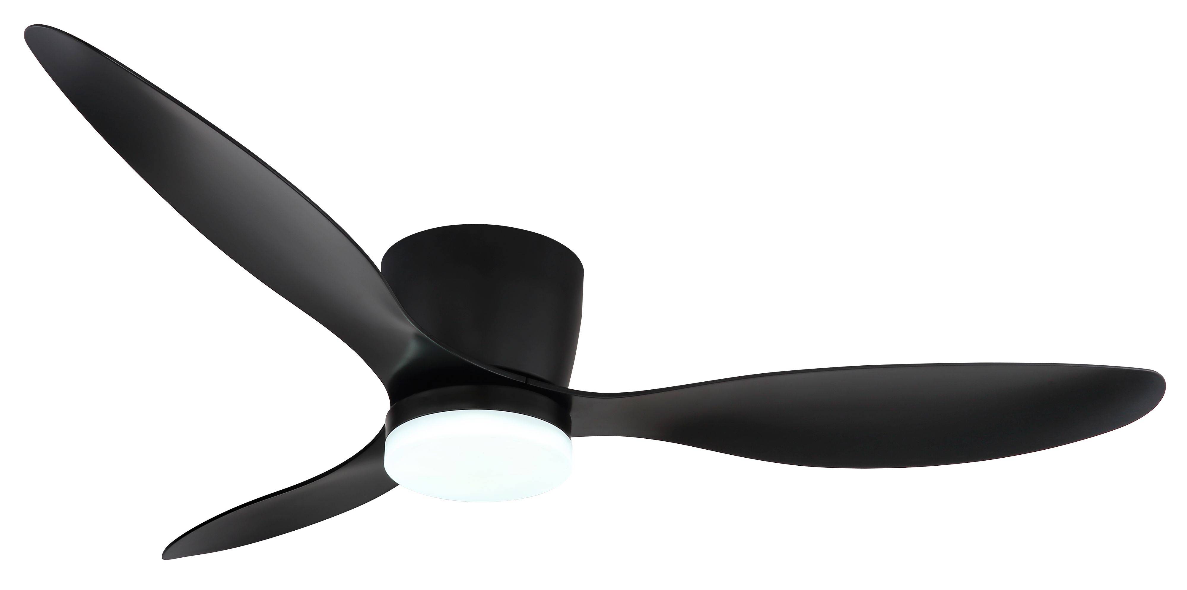 DC Deckenventilator Armando Schwarz mit LED