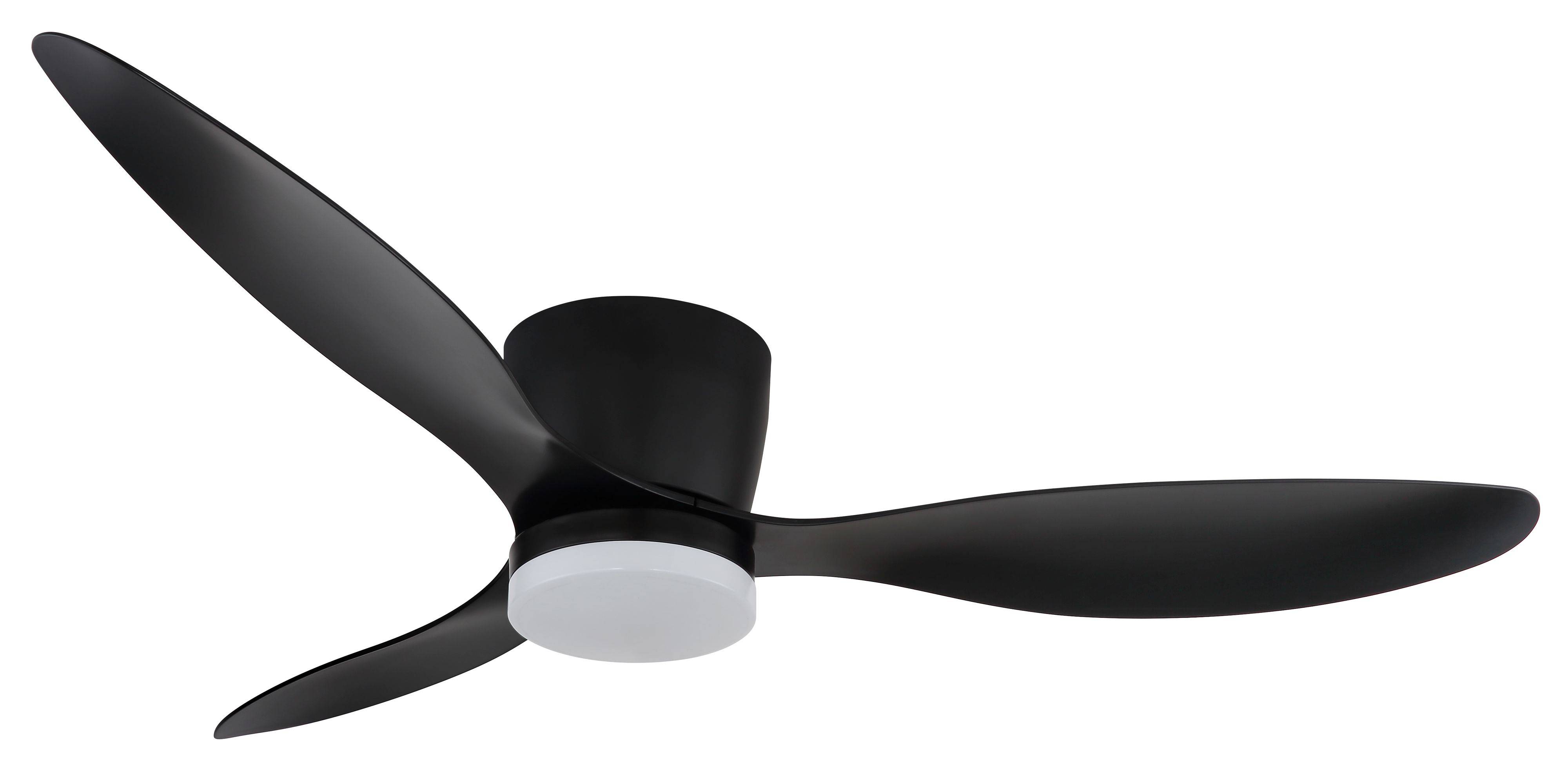 DC Deckenventilator Armando Schwarz mit LED