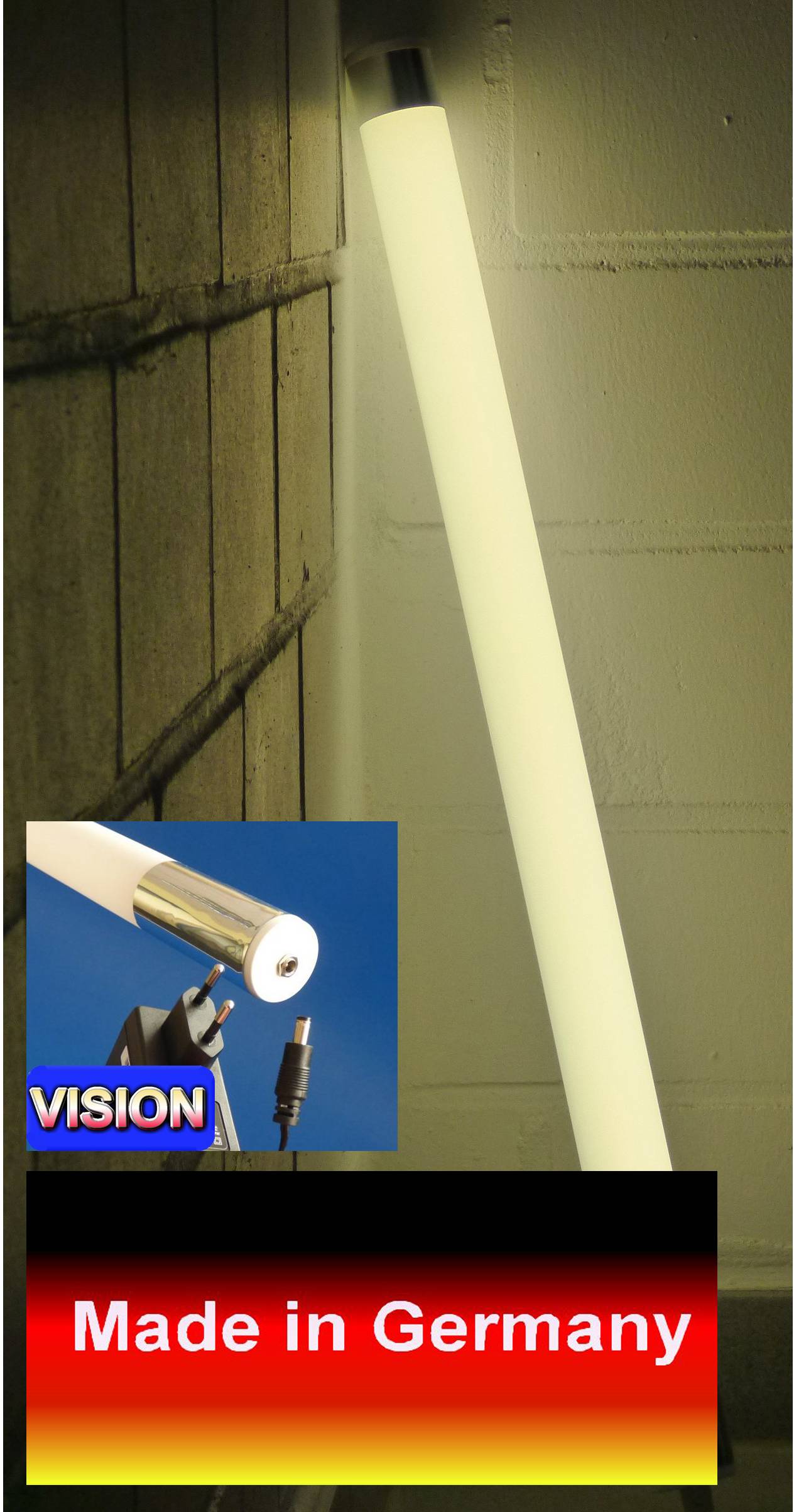 10169 LED Stab EXTRA Hell 23 Watt 12 Volt 1440 Lumen 1,23 m Warm Weiß