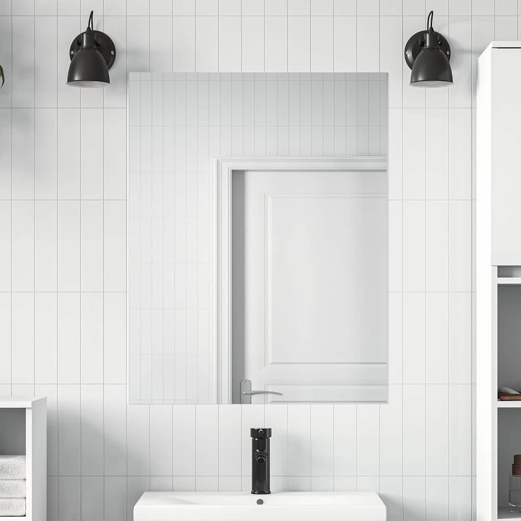 vidaXL Selbstklebende Spiegel-Folie 45 x 150 cm 2 Stk. Silber PET