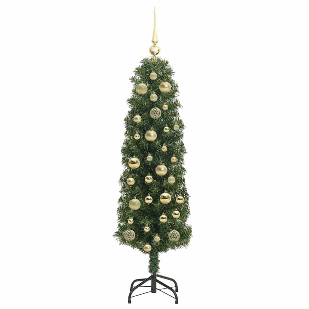 vidaXL Künstlicher Weihnachtsbaum mit 150 LEDs mit Ständer Grün 120 cm