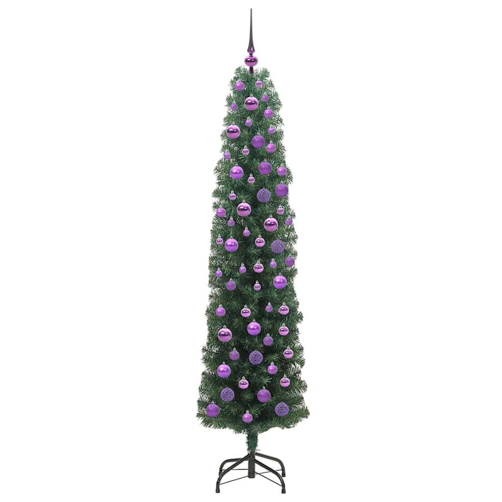 vidaXL Künstlicher Weihnachtsbaum mit 300 LEDs mit Ständer Grün 180 cm