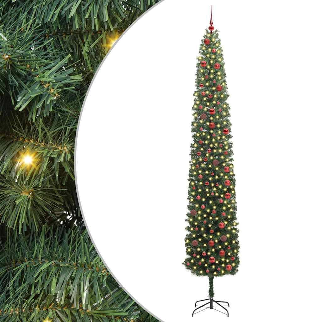 vidaXL Künstlicher Weihnachtsbaum mit 300 LEDs mit Ständer Grün 300 cm