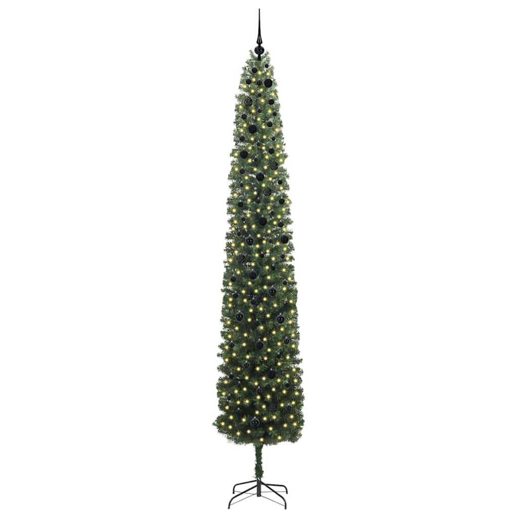 vidaXL Künstlicher Weihnachtsbaum mit 300 LEDs mit Ständer Grün 300 cm