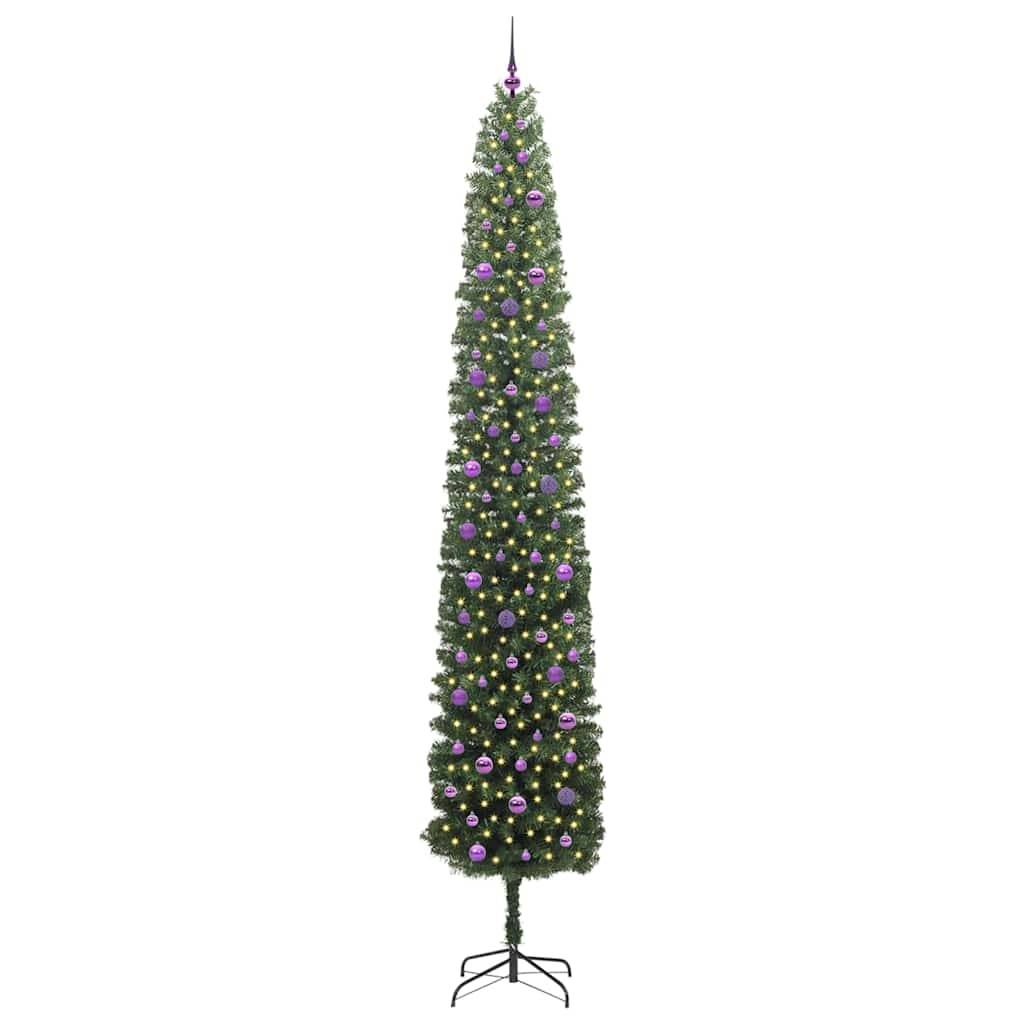vidaXL Künstlicher Weihnachtsbaum mit 300 LEDs mit Ständer Grün 300 cm