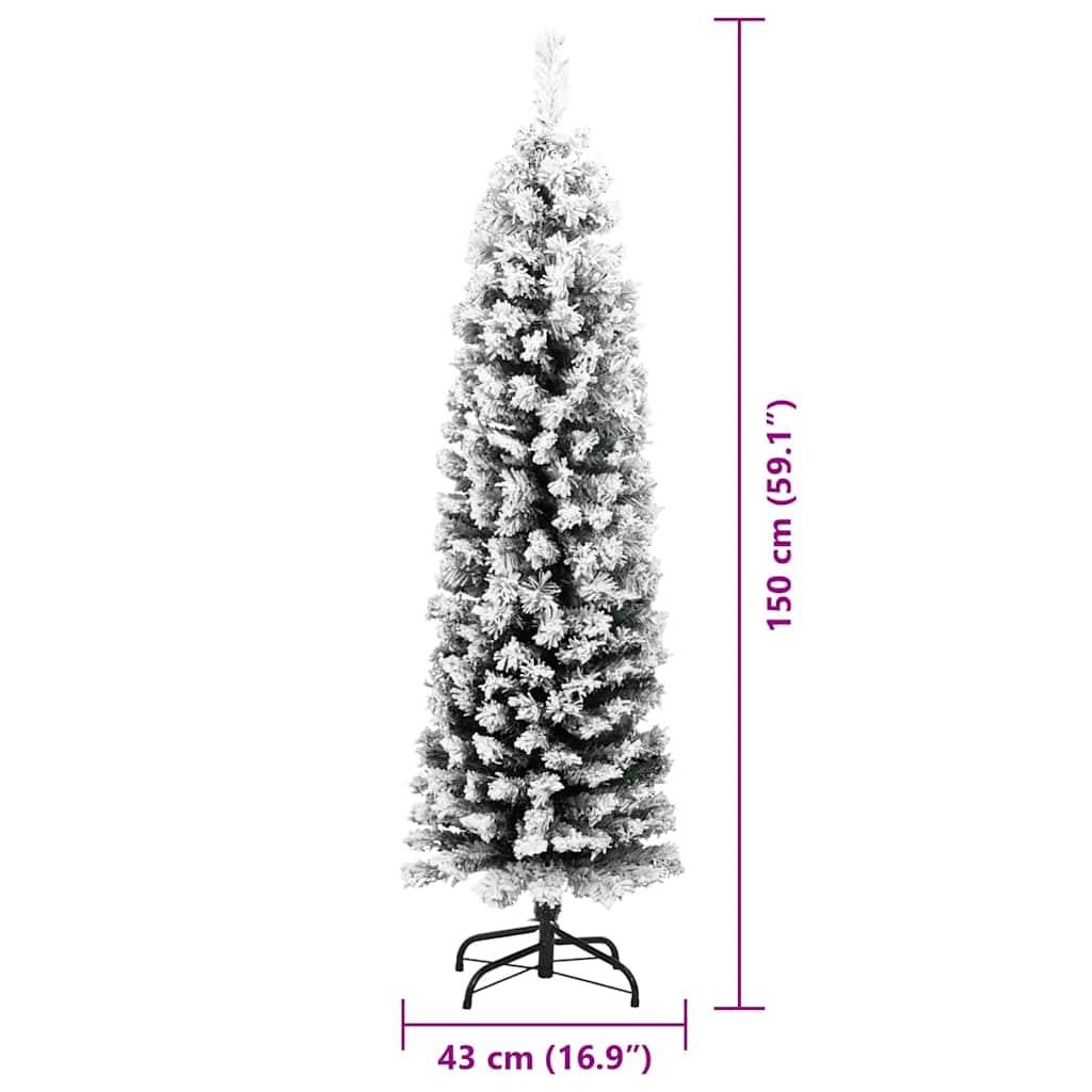 vidaXL Künstlicher Weihnachtsbaum mit 150 LEDs mit Ständer Grün 150 cm