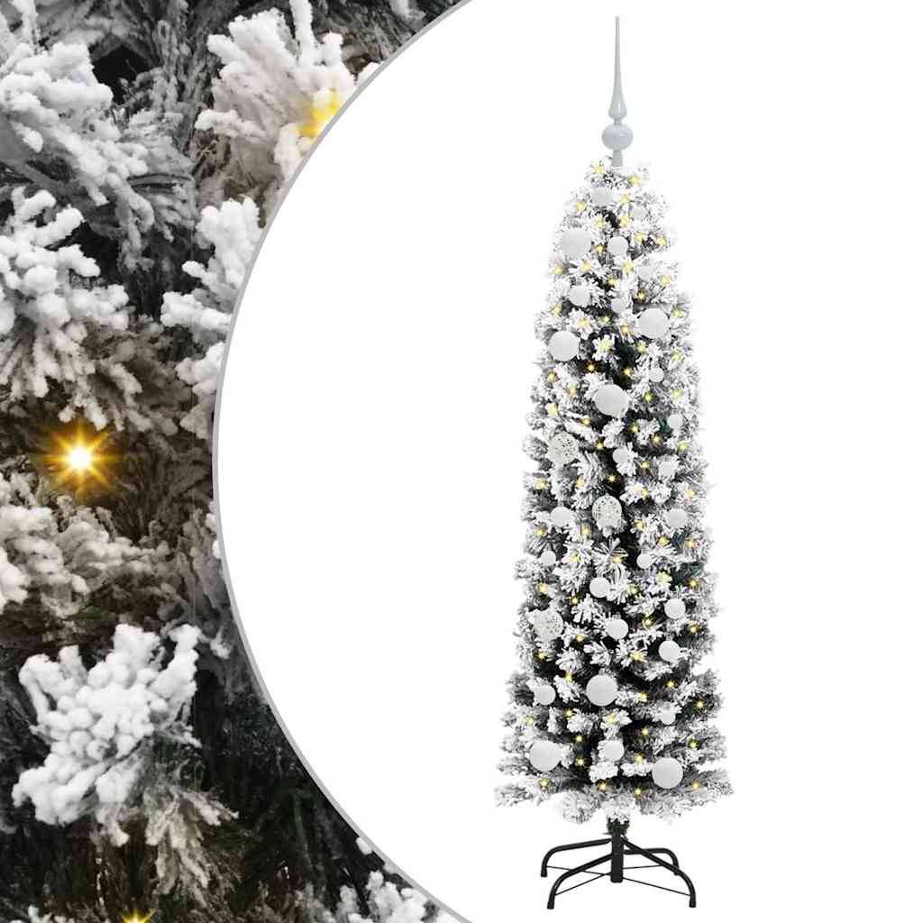 vidaXL Künstlicher Weihnachtsbaum mit 150 LEDs mit Ständer Grün 150 cm