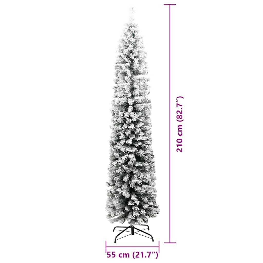 vidaXL Künstlicher Weihnachtsbaum mit 300 LEDs mit Ständer Grün 210 cm