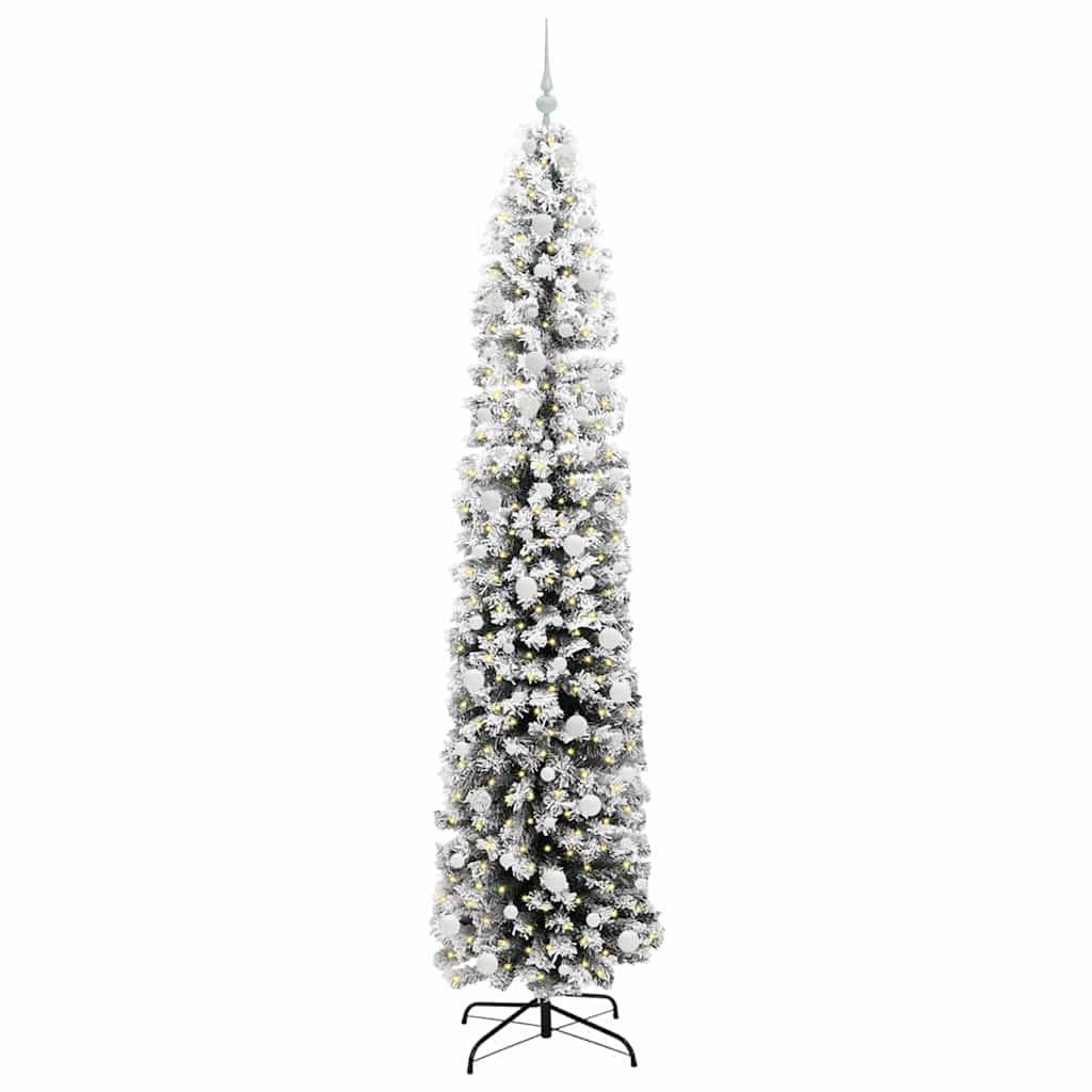 vidaXL Künstlicher Weihnachtsbaum mit 300 LEDs mit Ständer Grün 240 cm