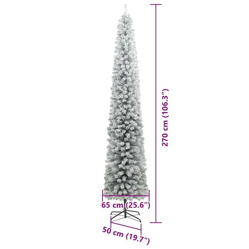 vidaXL Künstlicher Weihnachtsbaum mit 300 LEDs mit Ständer Grün 270 cm
