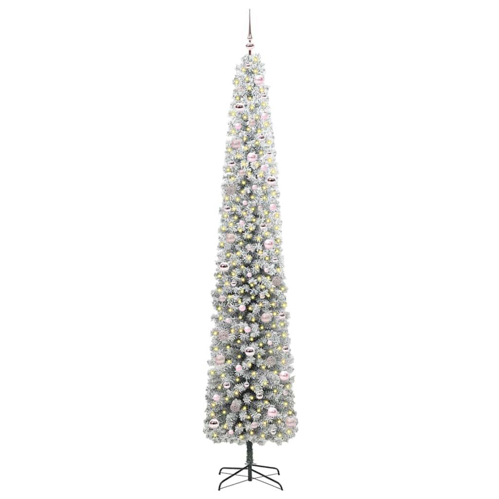 vidaXL Künstlicher Weihnachtsbaum mit 300 LEDs mit Ständer Grün 270 cm