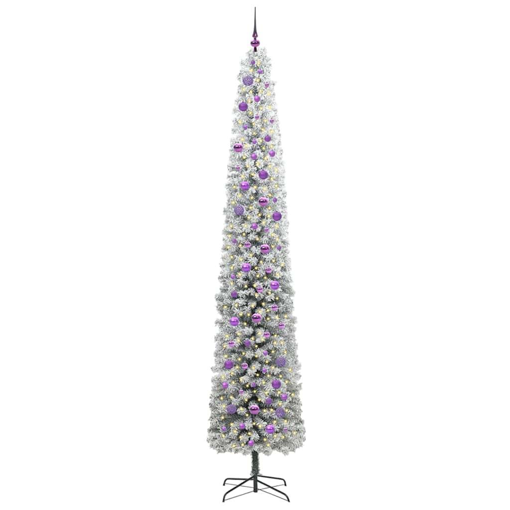 vidaXL Künstlicher Weihnachtsbaum mit 300 LEDs mit Ständer Grün 270 cm