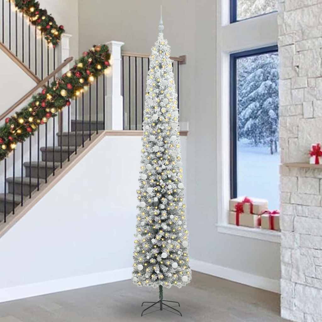 vidaXL Künstlicher Weihnachtsbaum mit 300 LEDs mit Ständer Grün 300 cm