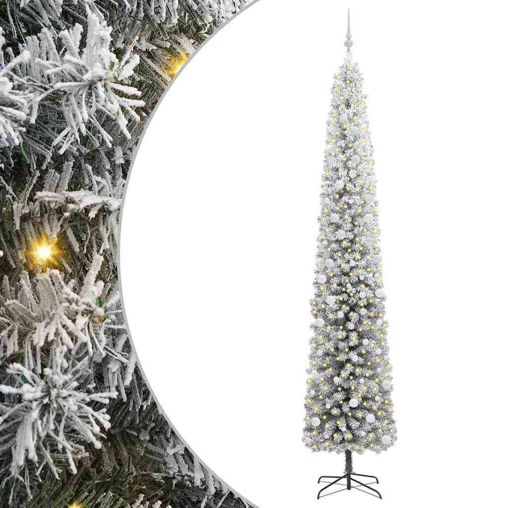 vidaXL Künstlicher Weihnachtsbaum mit 300 LEDs mit Ständer Grün 300 cm