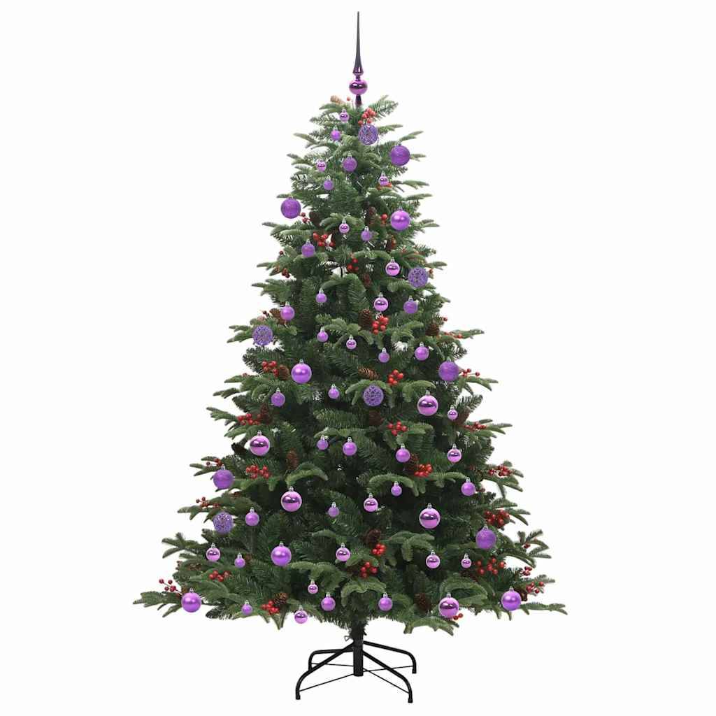vidaXL Künstlicher Weihnachtsbaum mit 300 LEDs mit Ständer Grün 180 cm