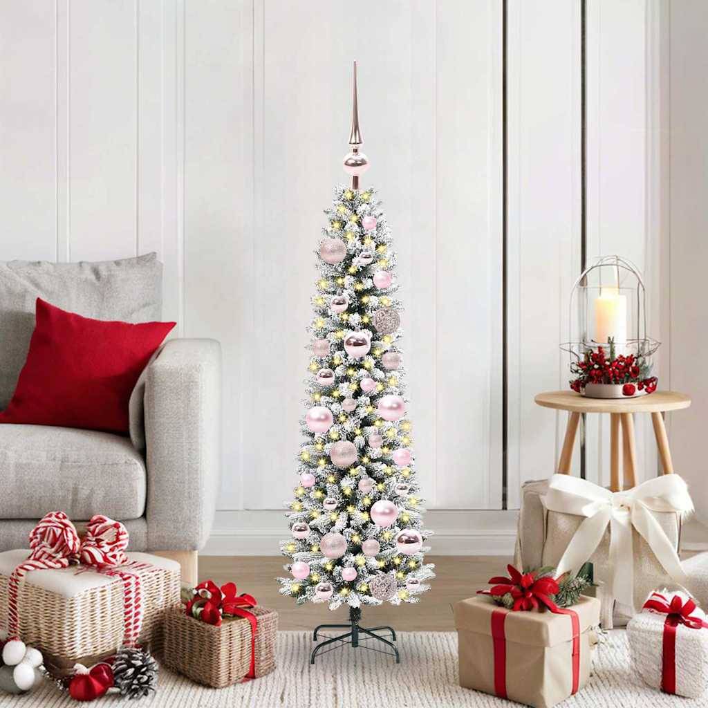 vidaXL Künstlicher Weihnachtsbaum Weiß 120 cm