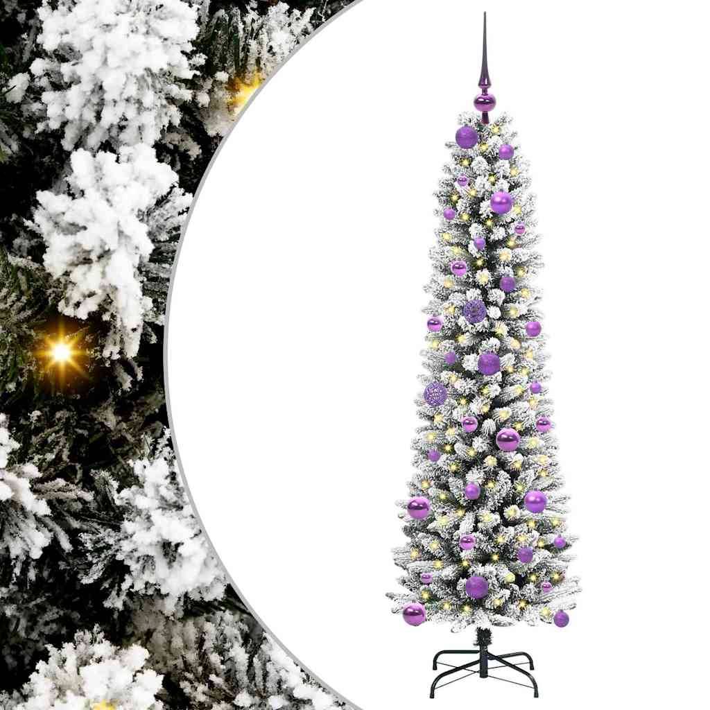 vidaXL Künstlicher Weihnachtsbaum Weiß 150 cm