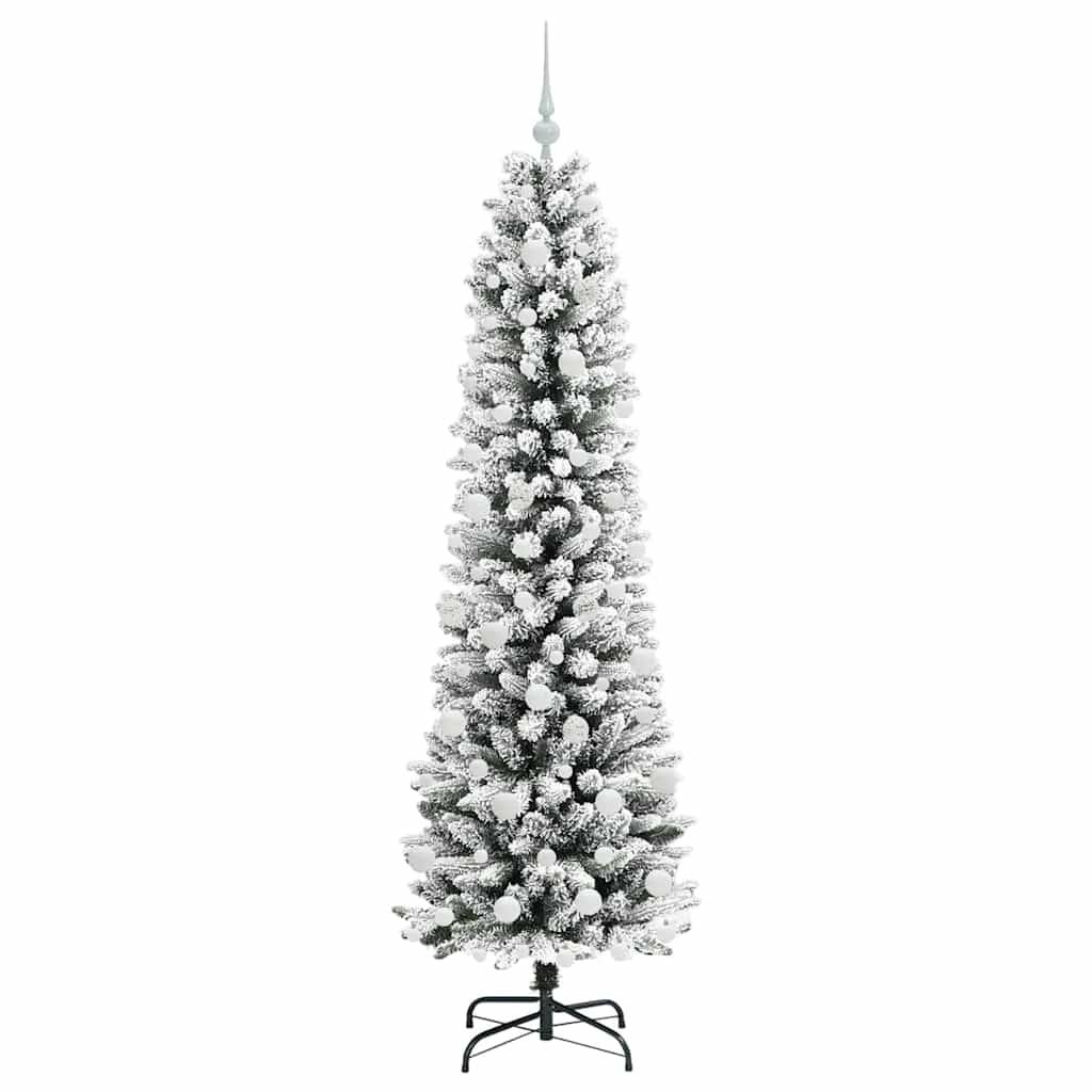 vidaXL Künstlicher Weihnachtsbaum Weiß 180 cm