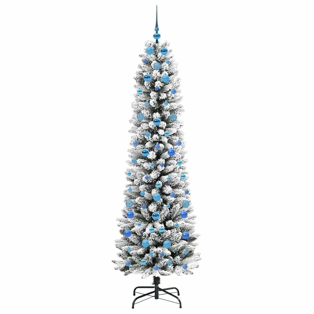 vidaXL Künstlicher Weihnachtsbaum Weiß 210 cm