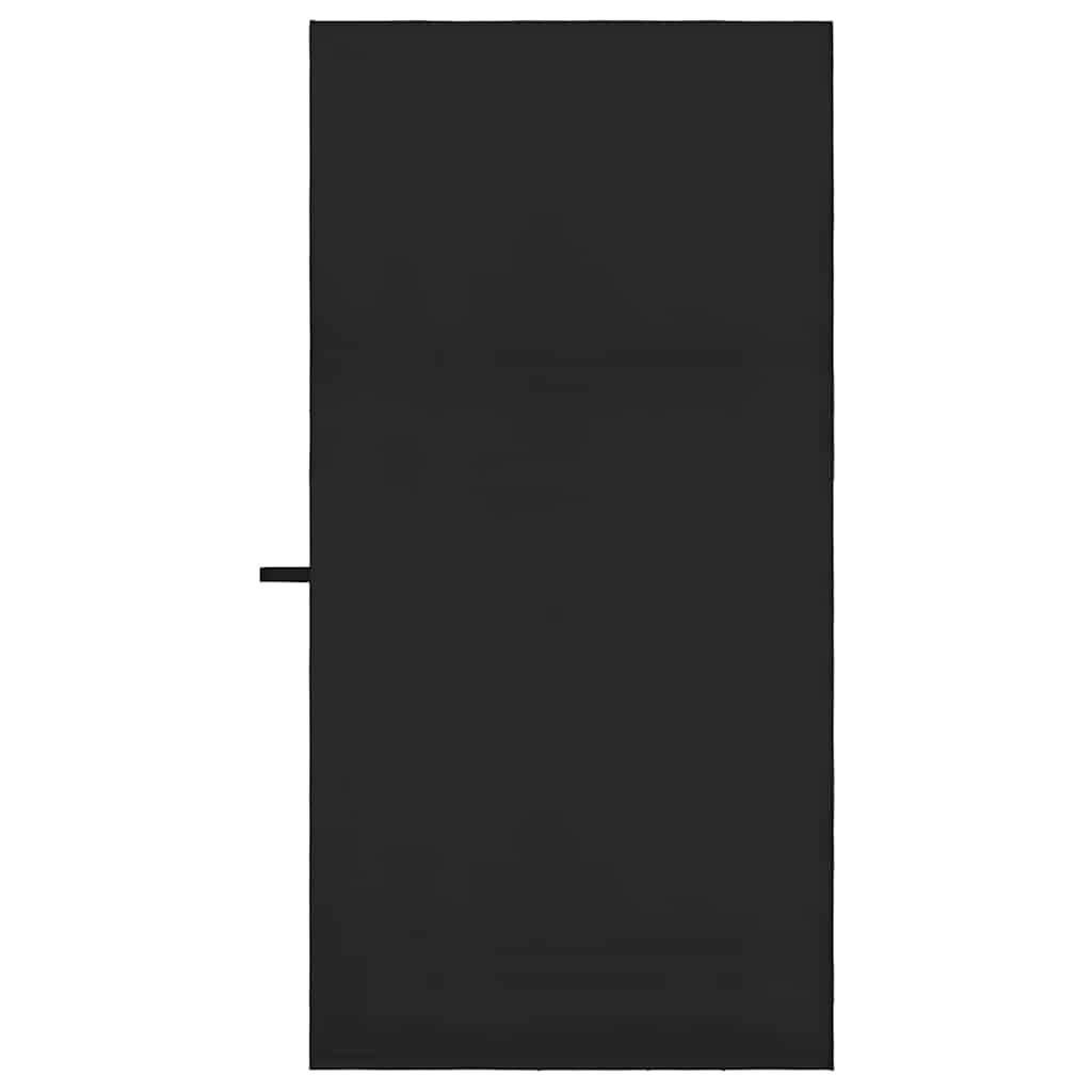 vidaXL Sporthandtücher 2 pcs Schwarz 140 x 70 cm