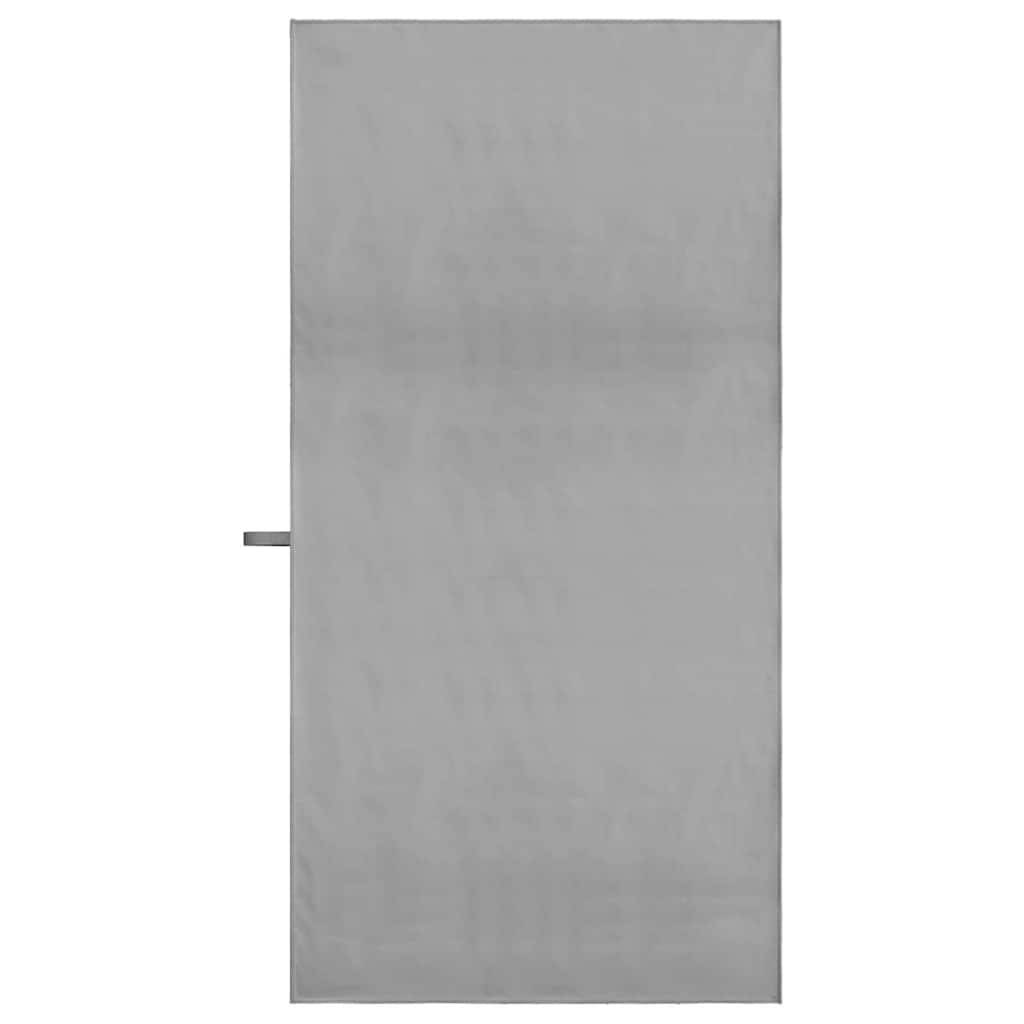 vidaXL Sporthandtücher 2 pcs Dunkelgrau 140 x 70 cm