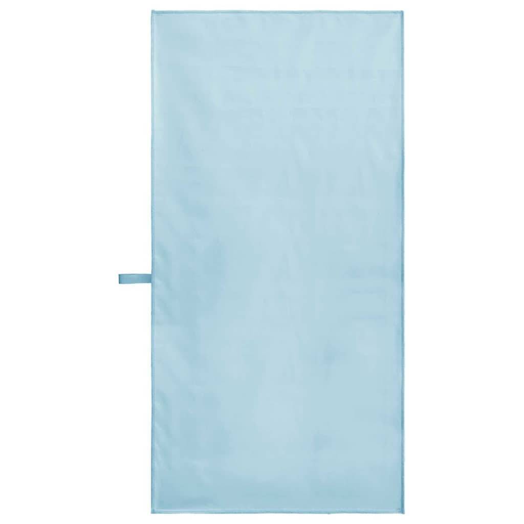 vidaXL Sporthandtücher 2 pcs Blau 100 x 50 cm Polyester und Polyamid
